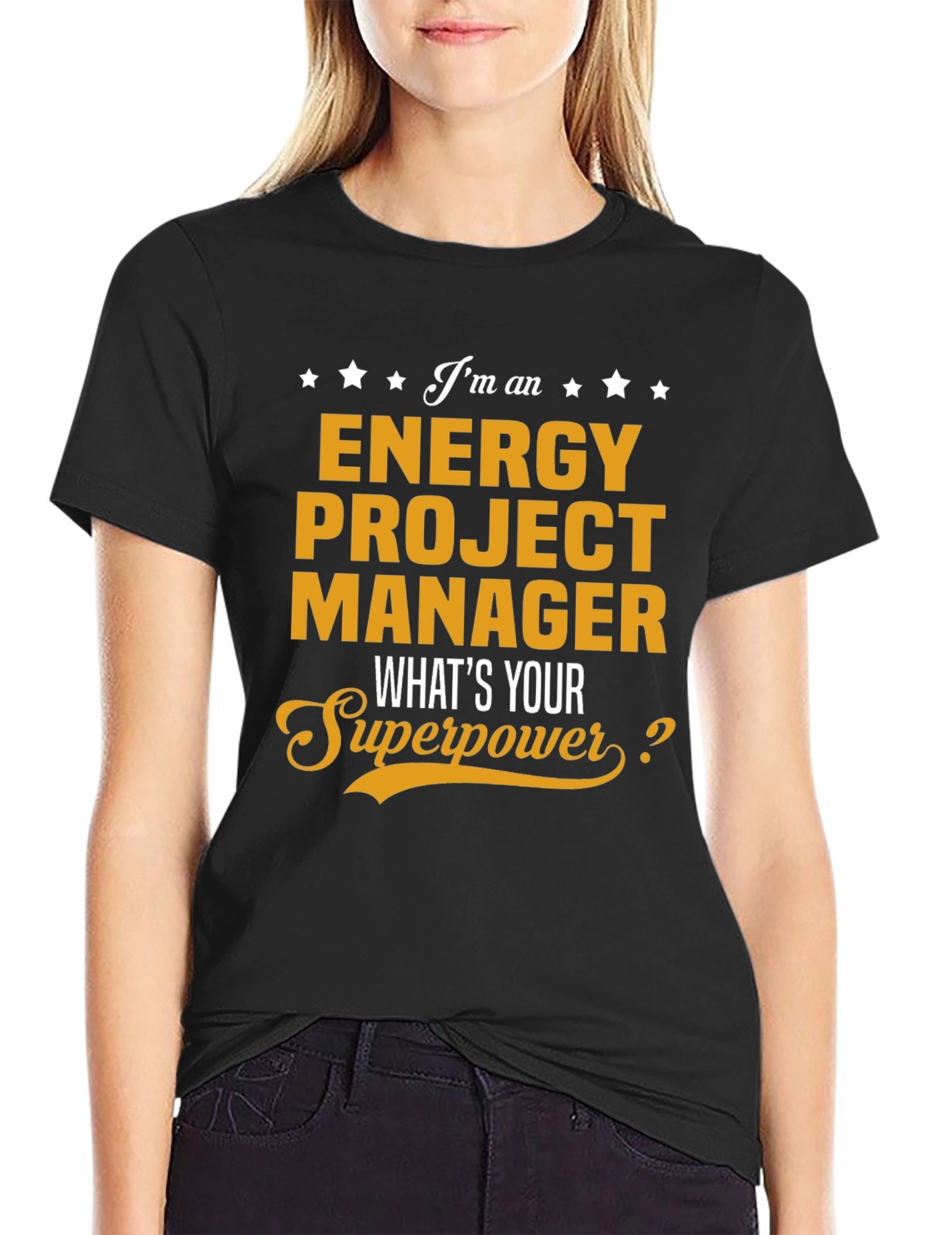 Energy Project Manager Superpower T-Shirt