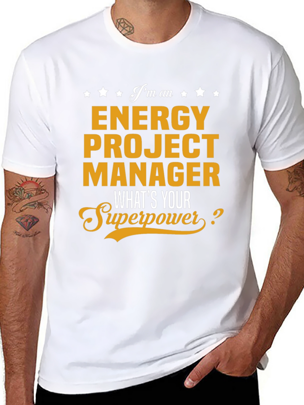 Energy Project Manager Superpower T-Shirt
