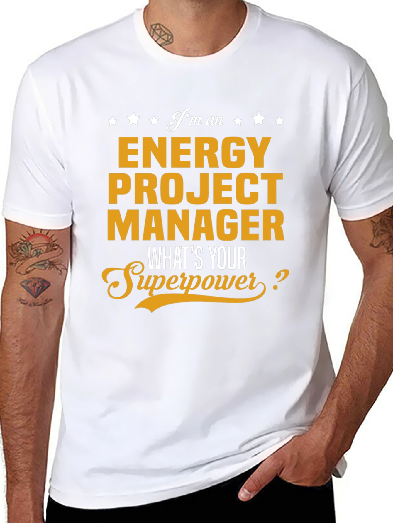 Energy Project Manager Superpower T-Shirt