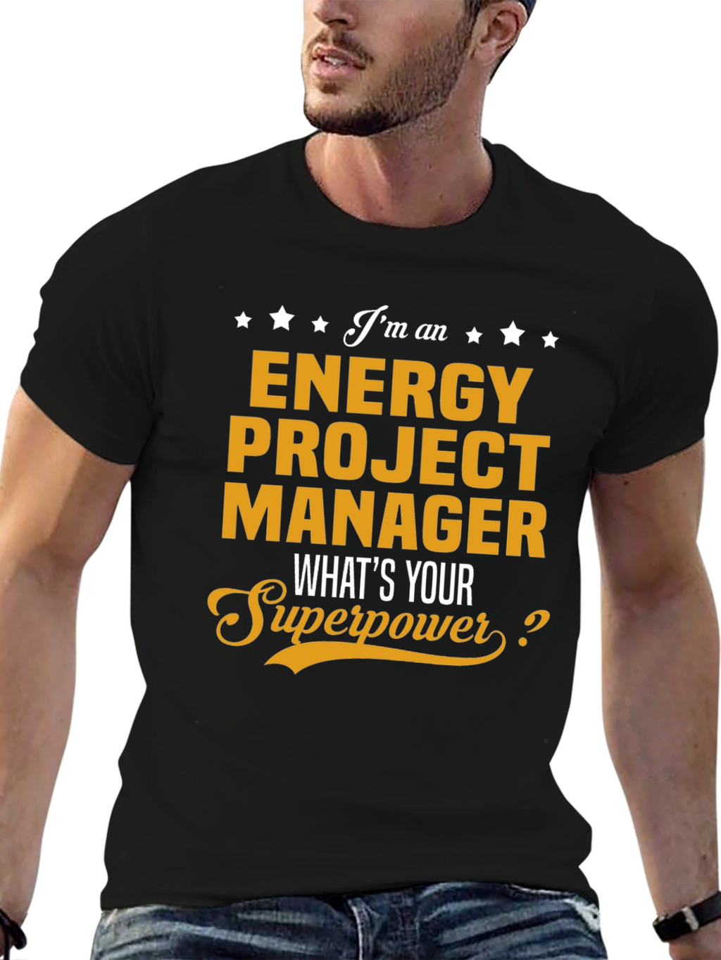 Energy Project Manager Superpower T-Shirt
