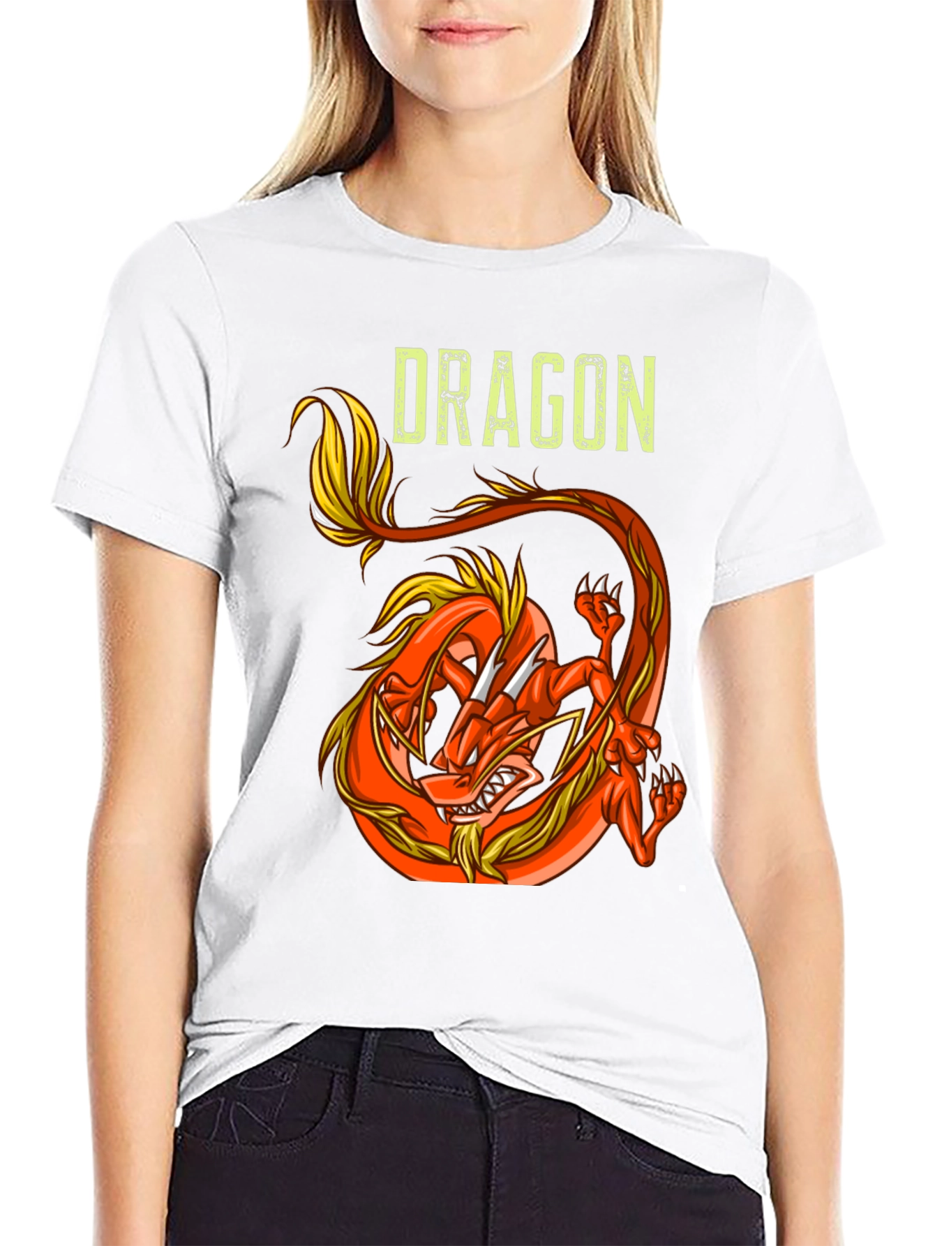 Dragon Graphic Tee - Fierce & Stylish Black T-Shirt