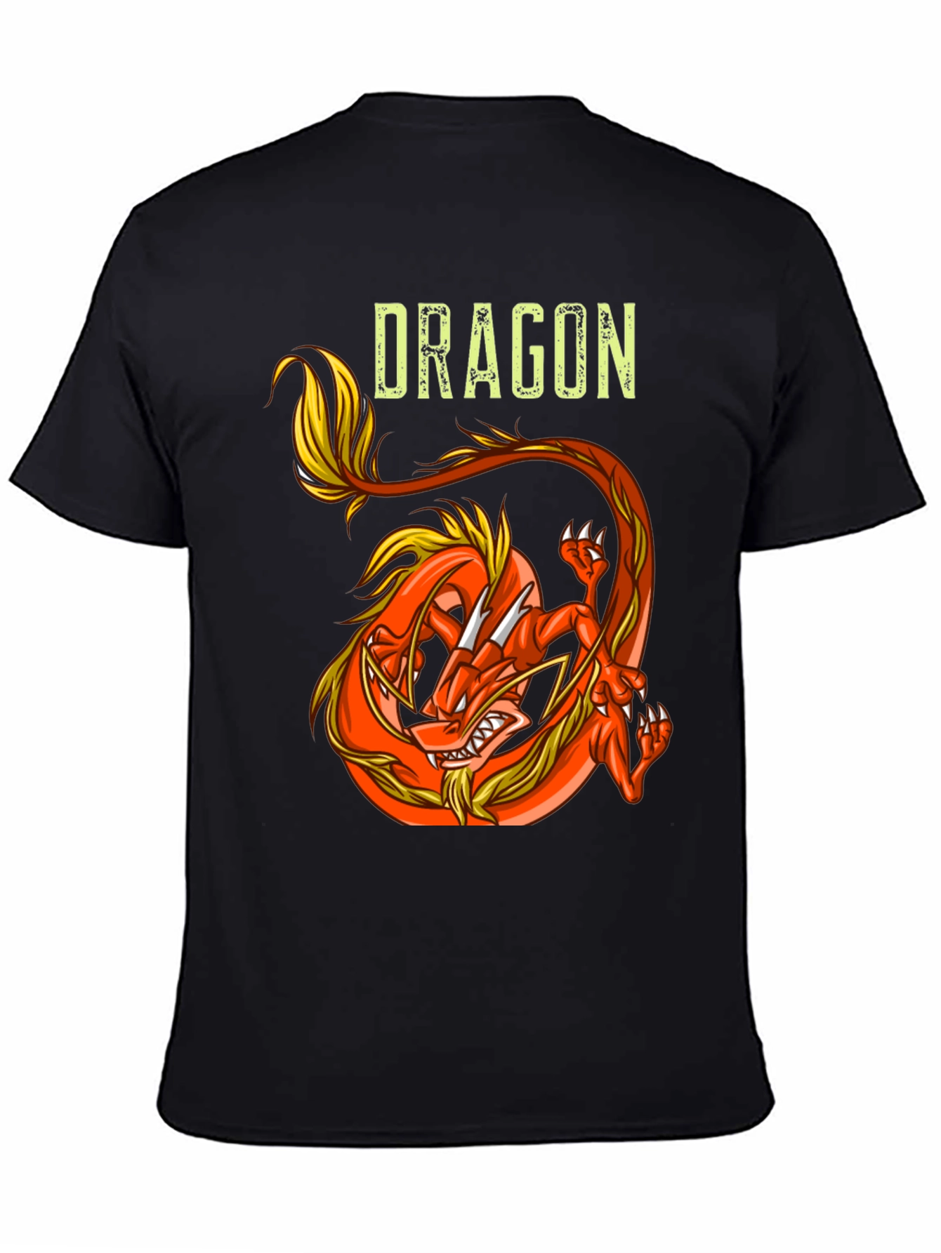 Dragon Graphic Tee - Fierce & Stylish Black T-Shirt