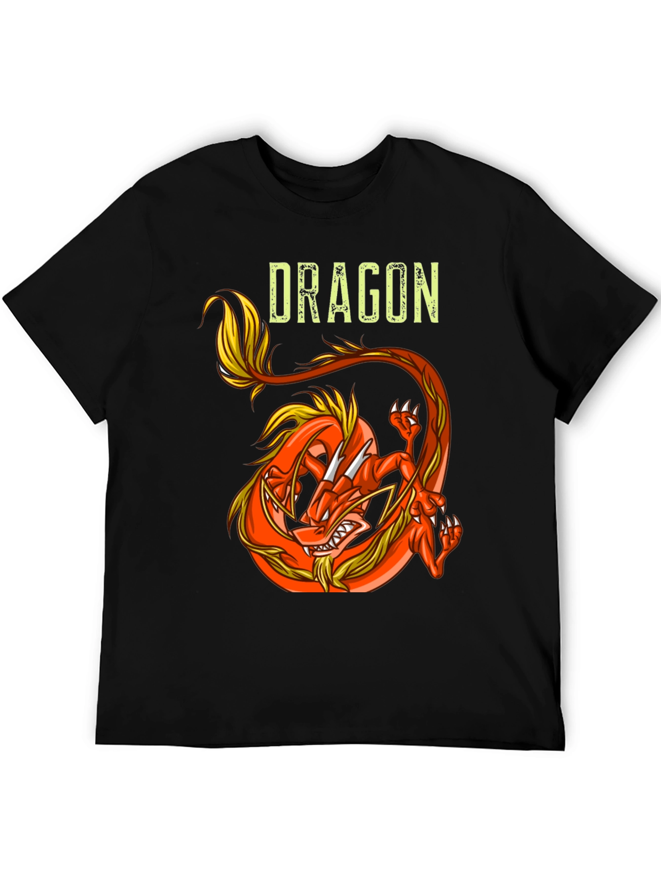 Dragon Graphic Tee - Fierce & Stylish Black T-Shirt