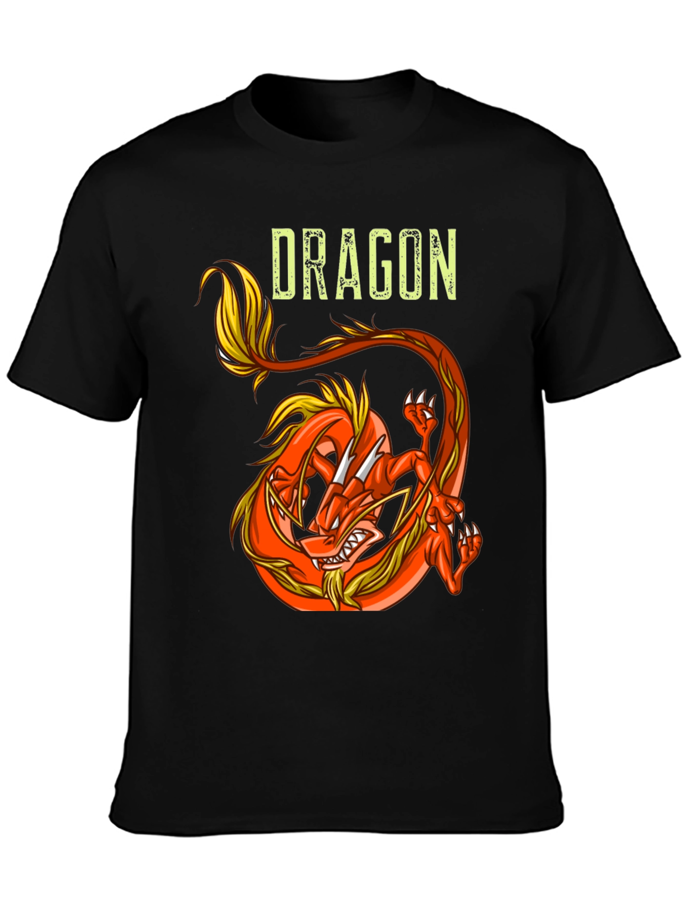 Dragon Graphic Tee - Fierce & Stylish Black T-Shirt