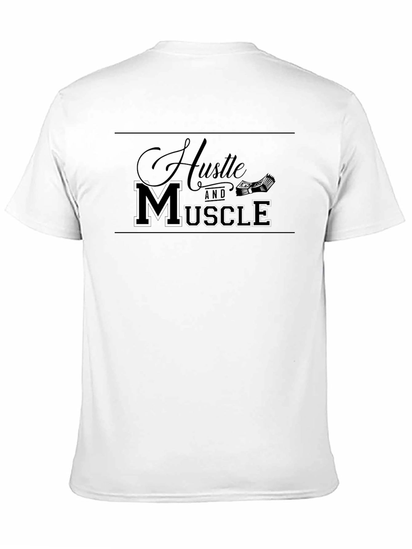 Hustle and Muscle Black T-Shirt