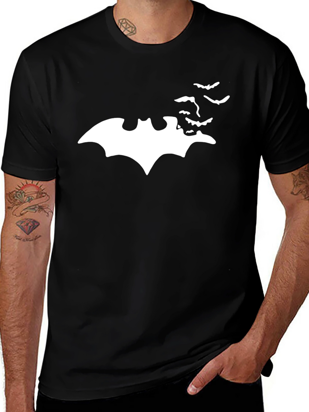 Bat Emblem T-Shirt - Graphic Tee
