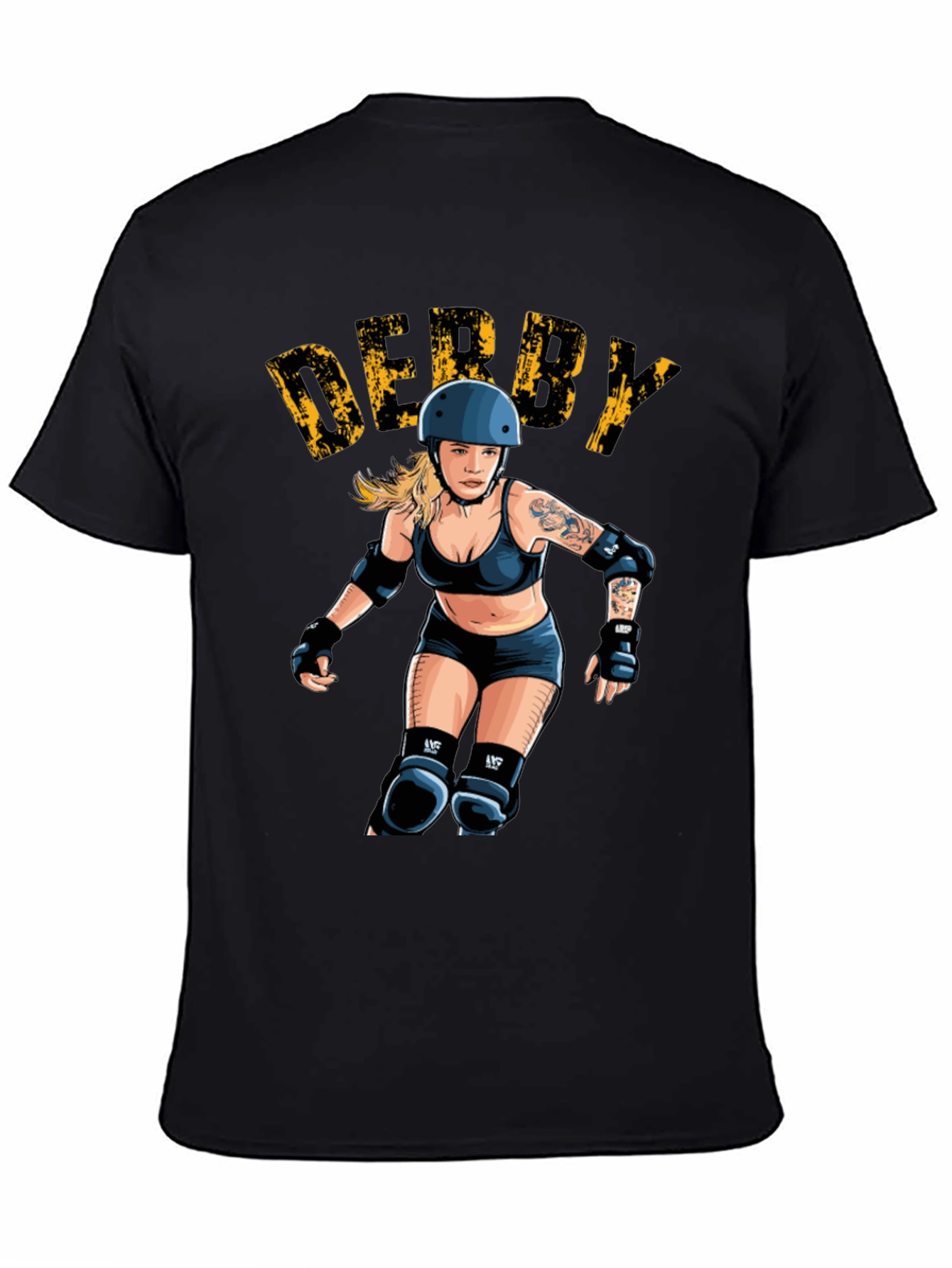 Derby Girl Graphic T-Shirt - Roller Derby Tee