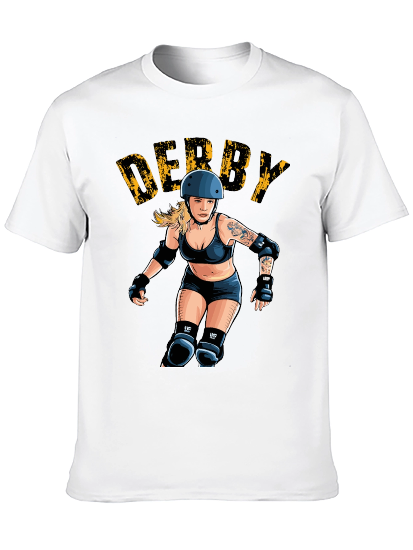 Derby Girl Graphic T-Shirt - Roller Derby Tee