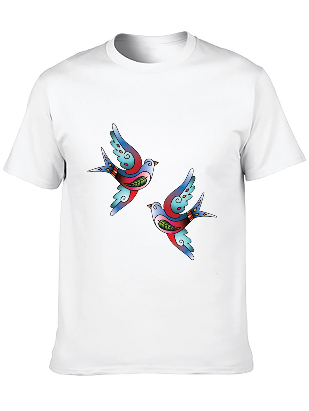 Classic Tattoo Swallow Black T-Shirt