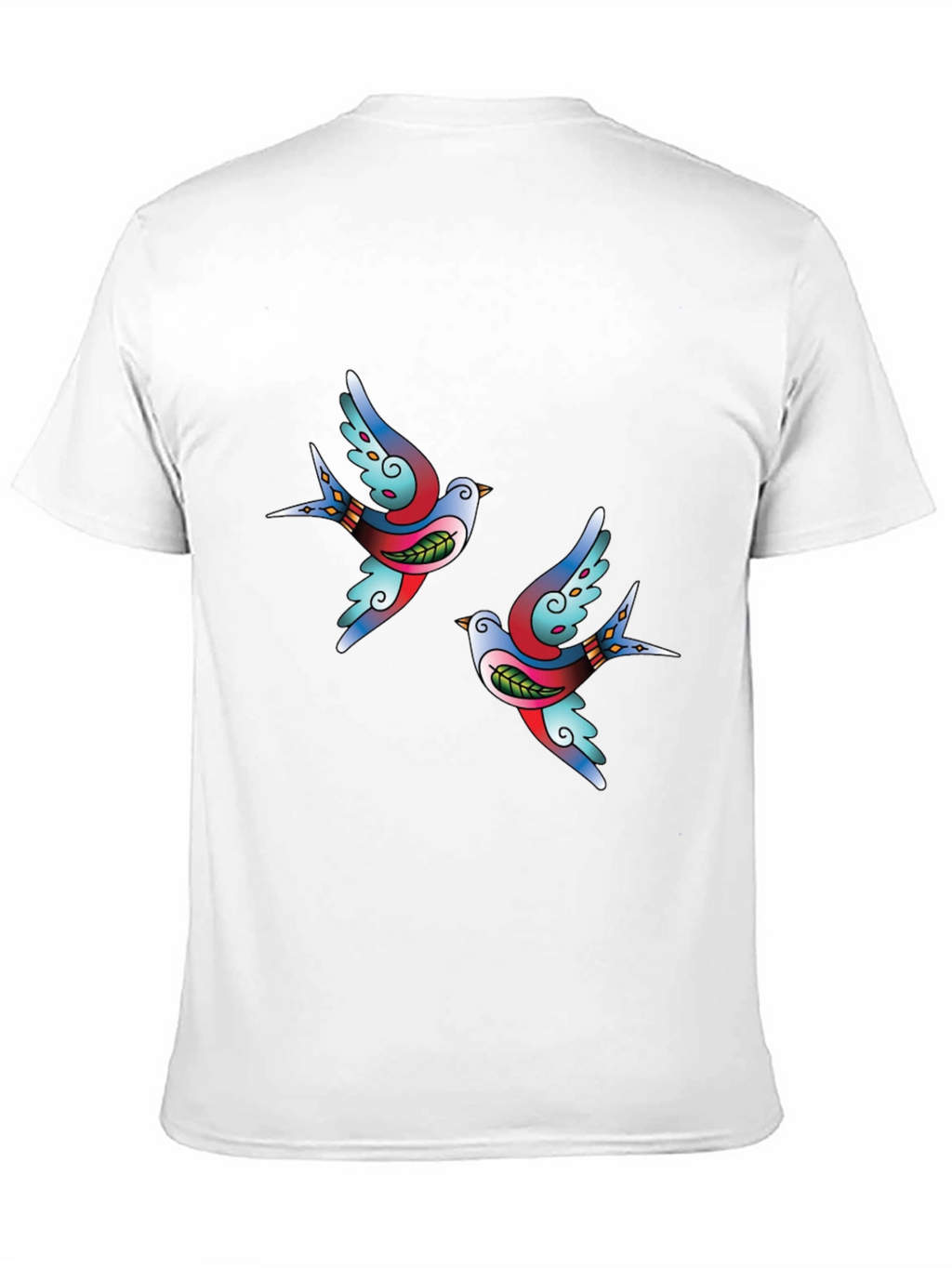 Classic Tattoo Swallow Black T-Shirt