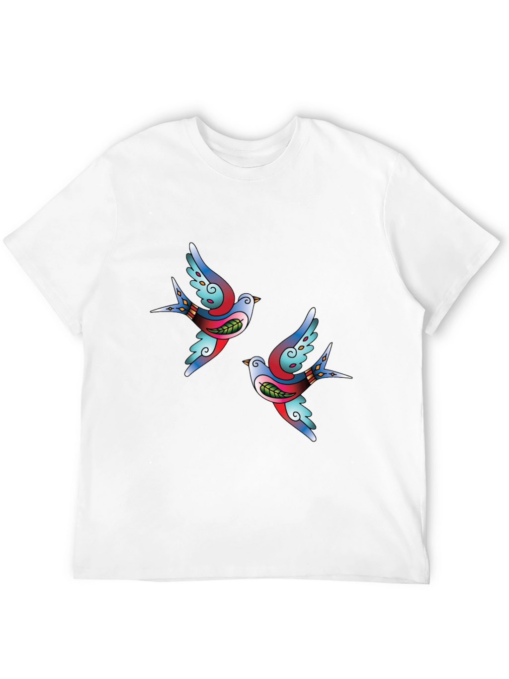 Classic Tattoo Swallow Black T-Shirt