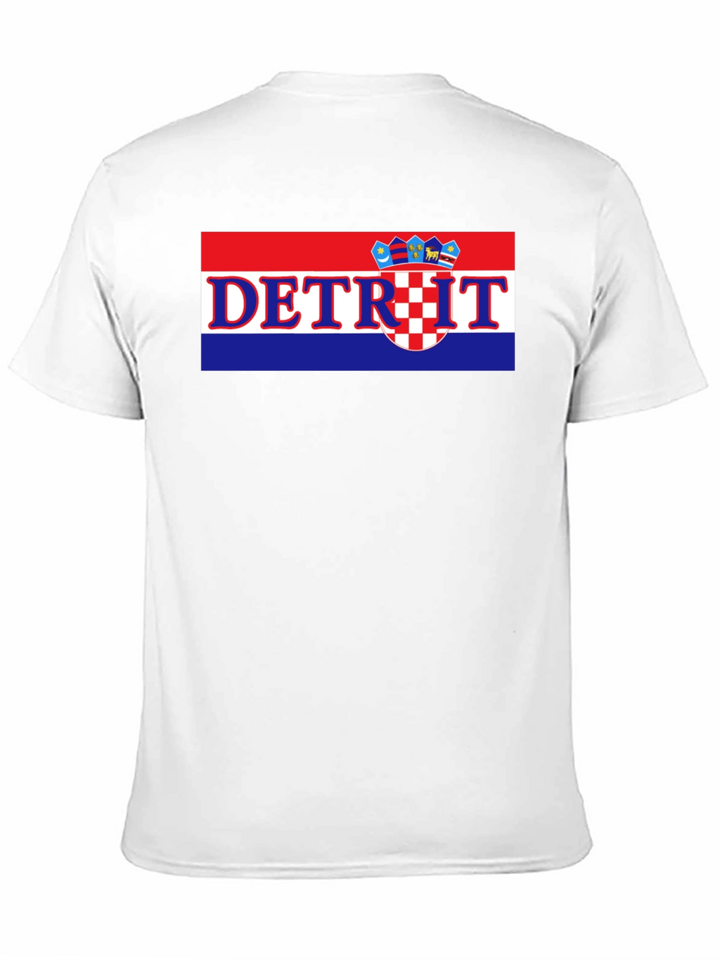 Detroit Croatian Flag T-Shirt