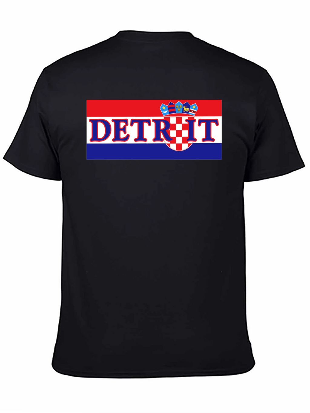 Detroit Croatian Flag T-Shirt