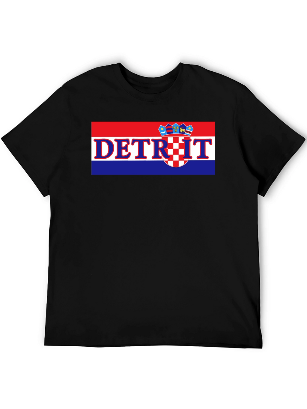 Detroit Croatian Flag T-Shirt