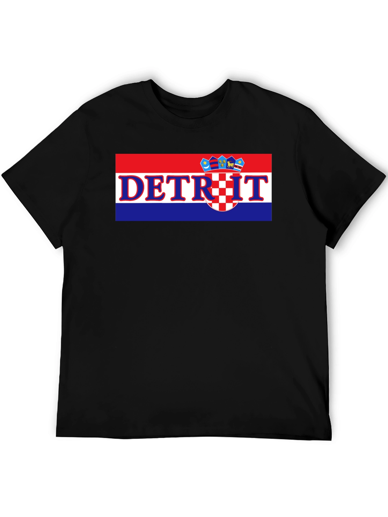 Detroit Croatian Flag T-Shirt