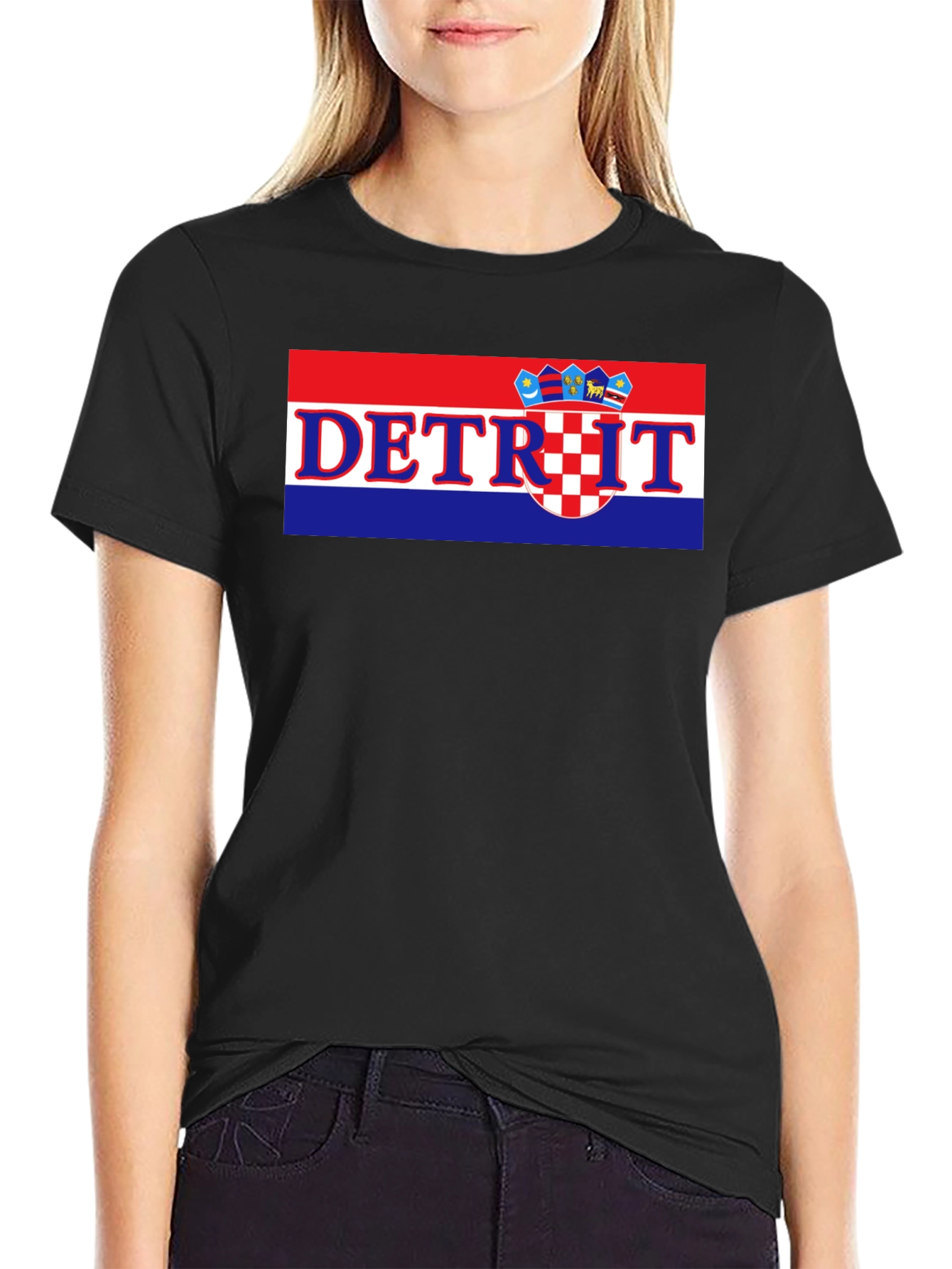 Detroit Croatian Flag T-Shirt