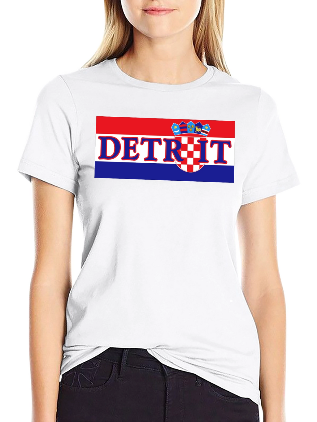 Detroit Croatian Flag T-Shirt