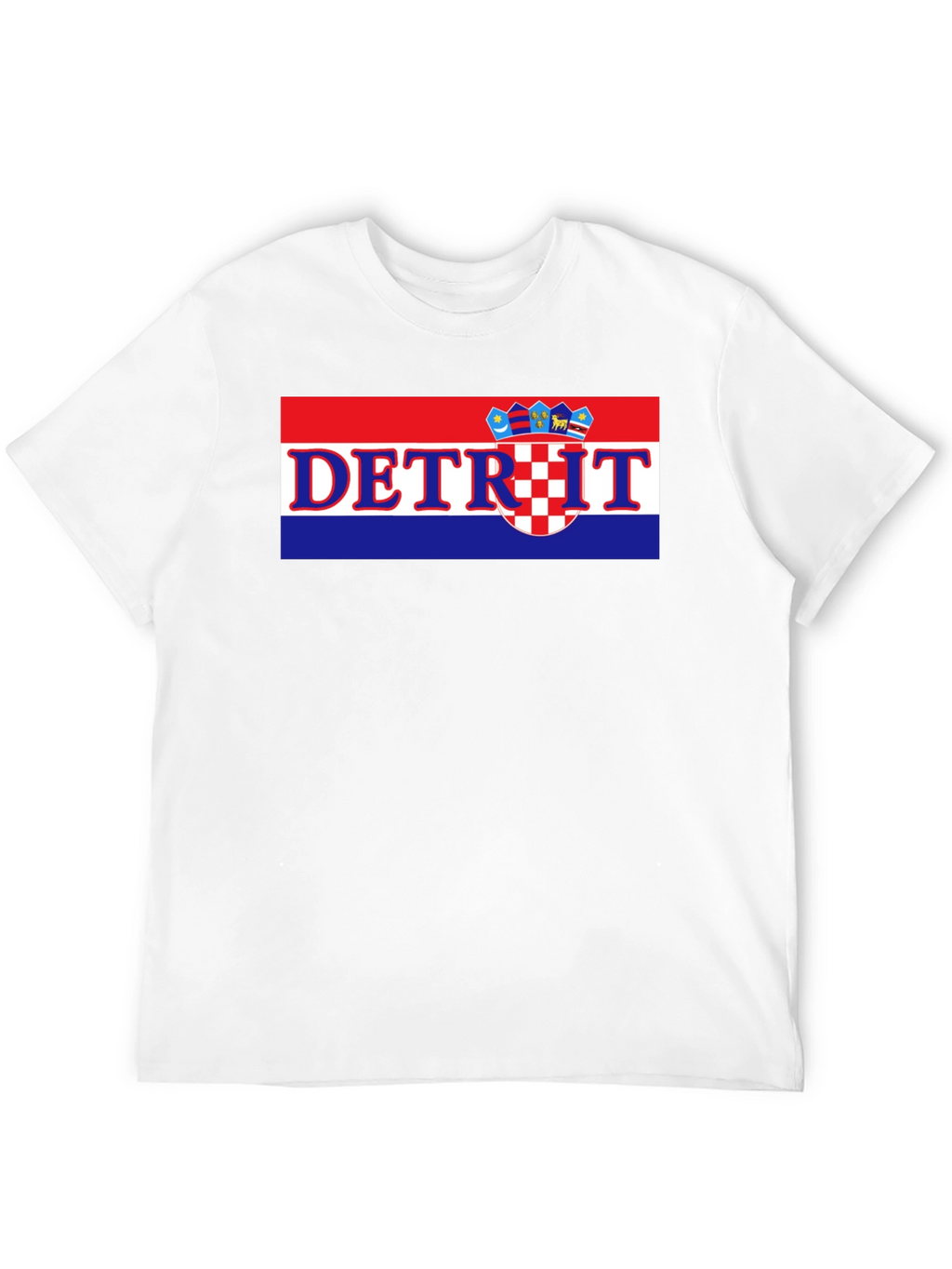 Detroit Croatian Flag T-Shirt