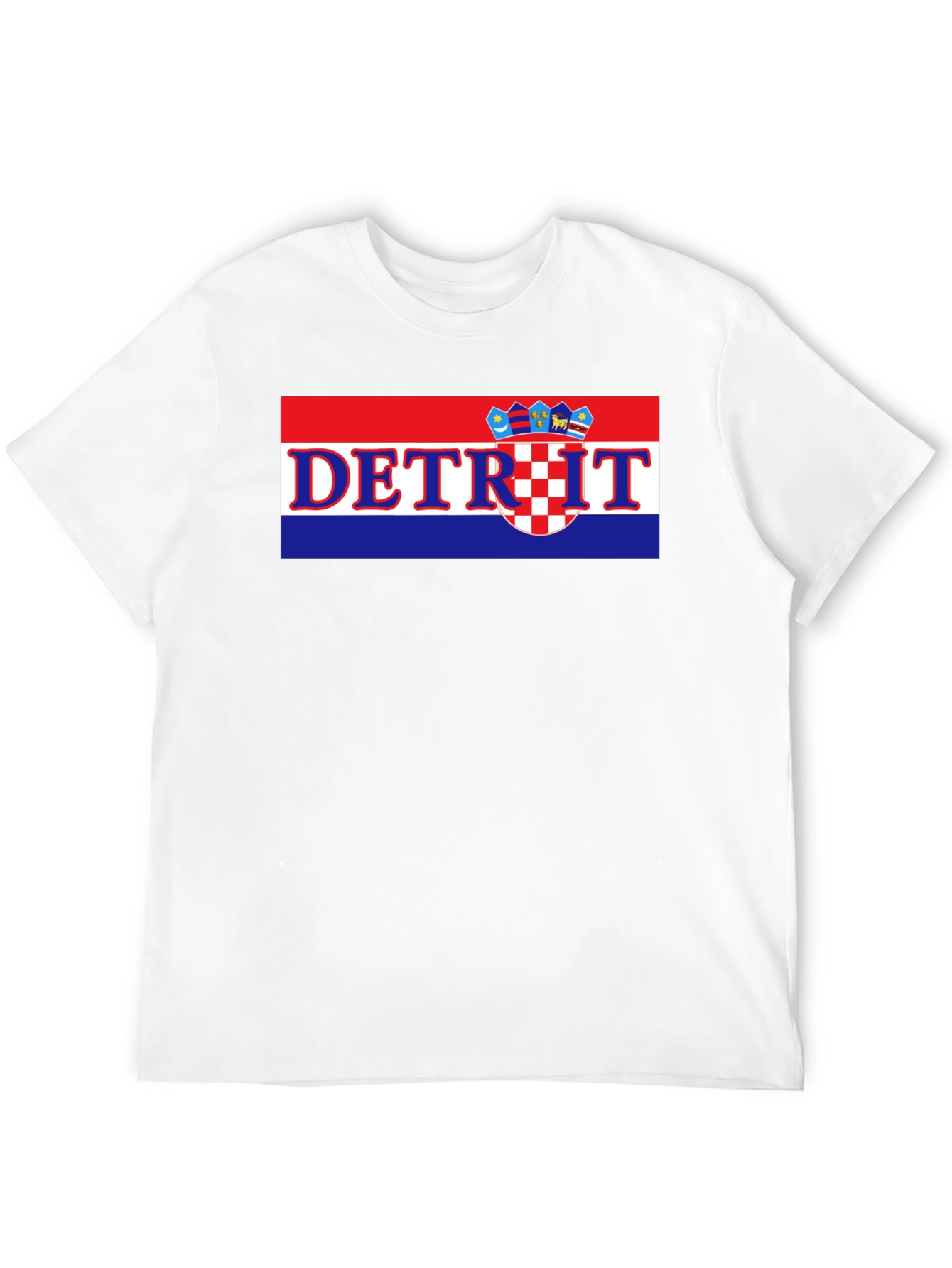 Detroit Croatian Flag T-Shirt