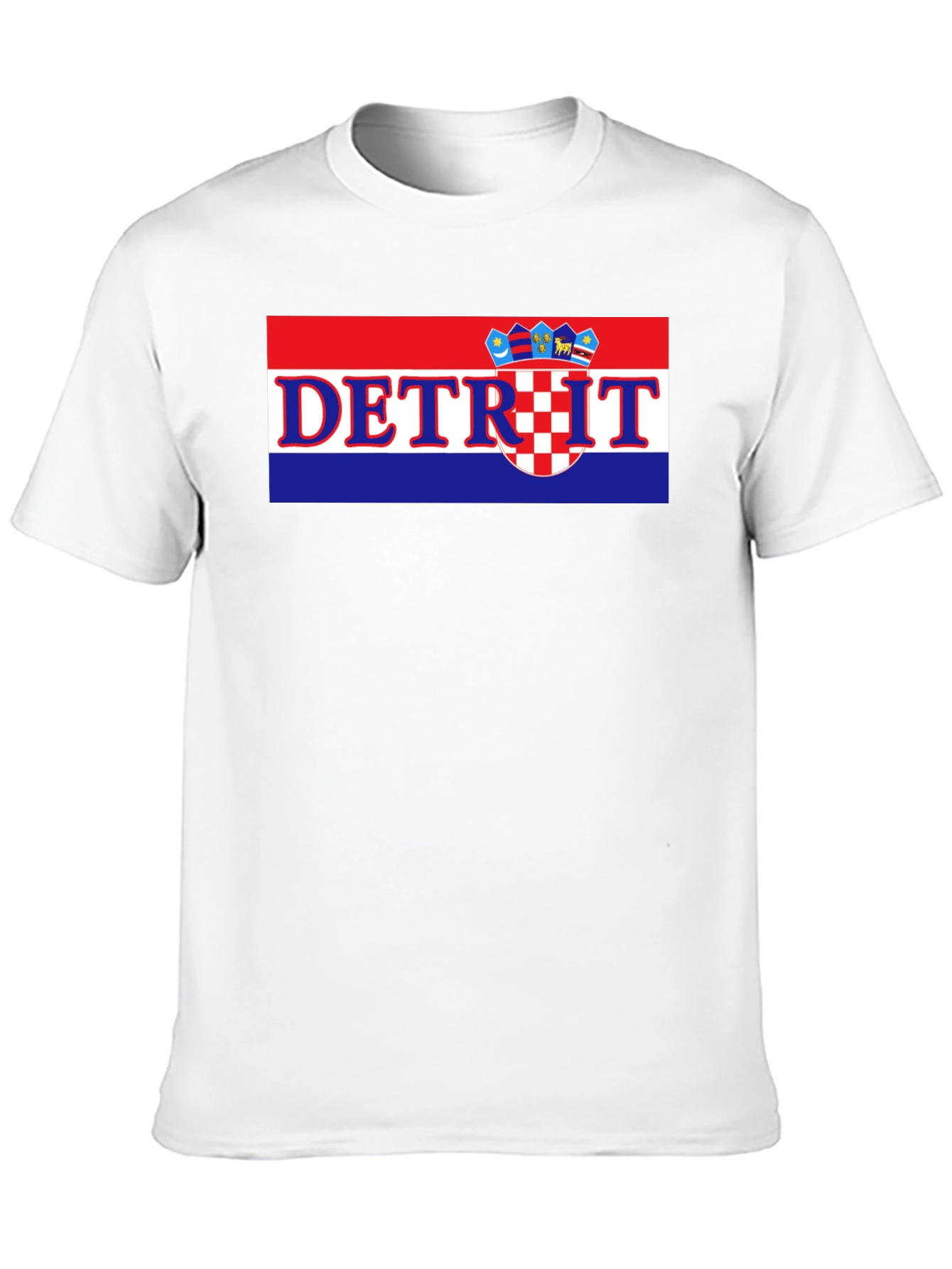 Detroit Croatian Flag T-Shirt