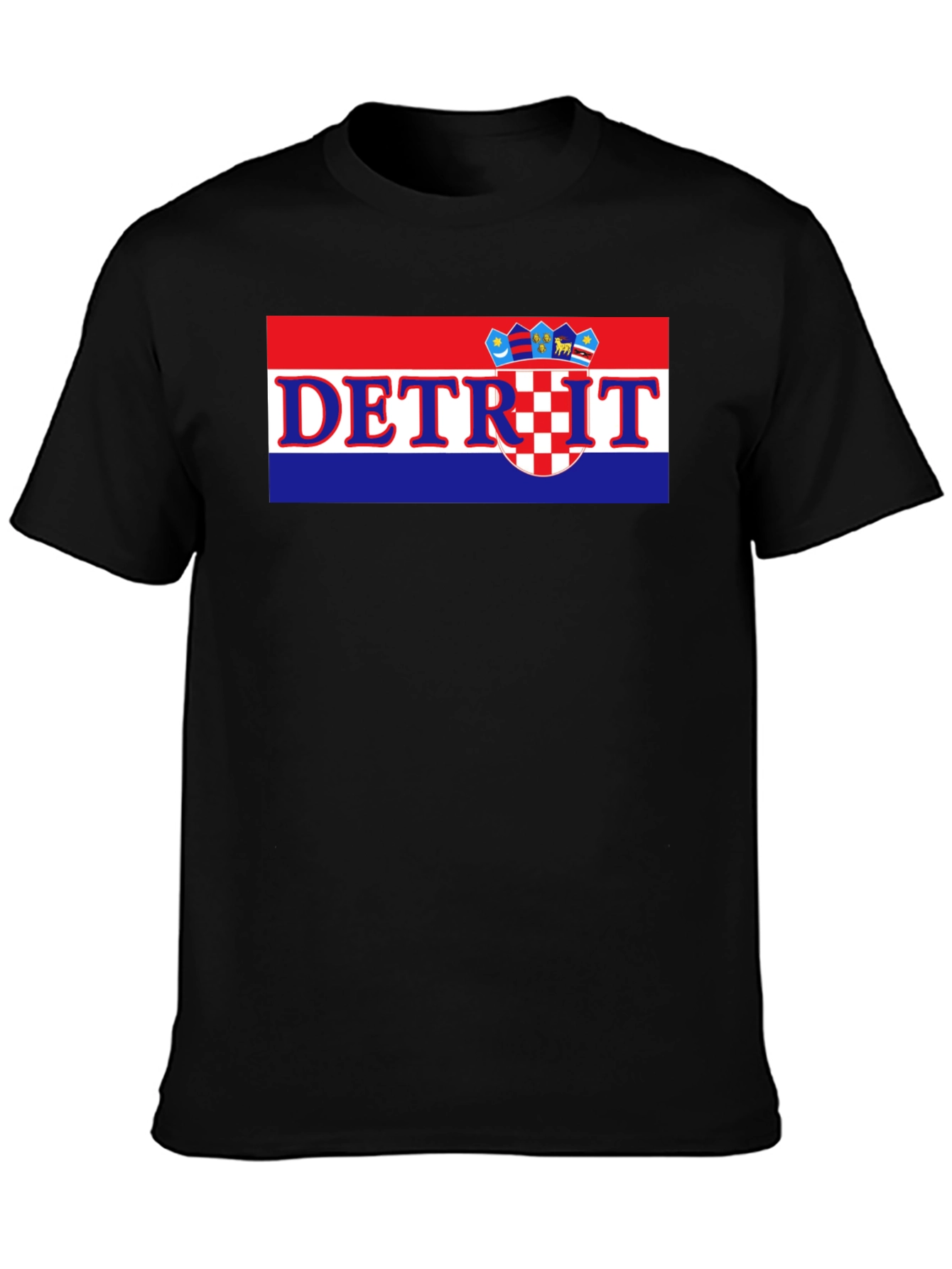 Detroit Croatian Flag T-Shirt