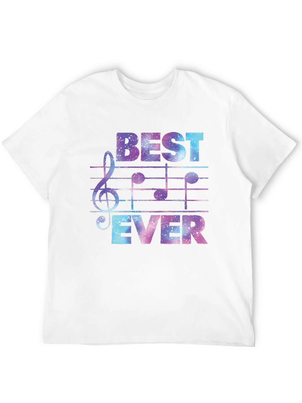 Best Ever Music T-Shirt - Galaxy Design