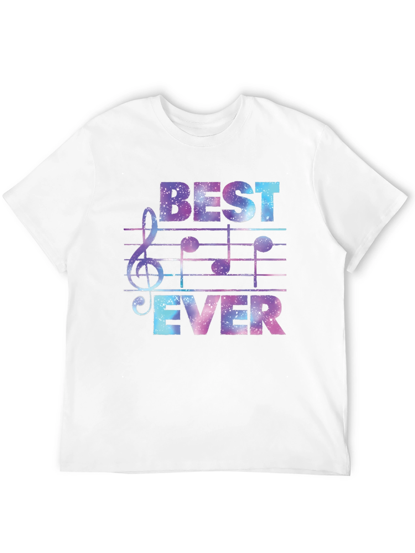 Best Ever Music T-Shirt - Galaxy Design