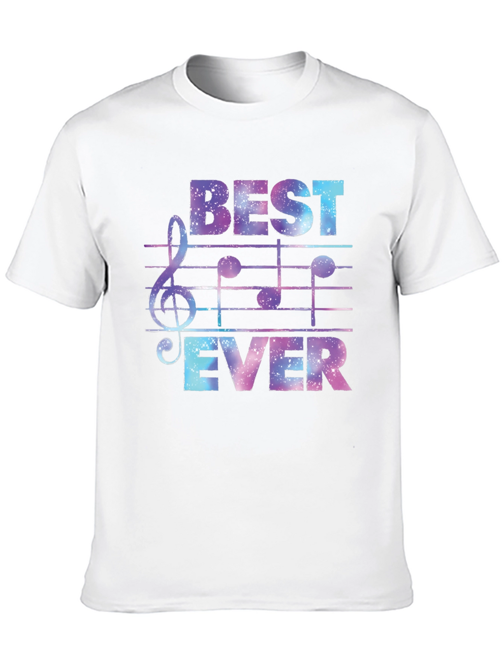 Best Ever Music T-Shirt - Galaxy Design