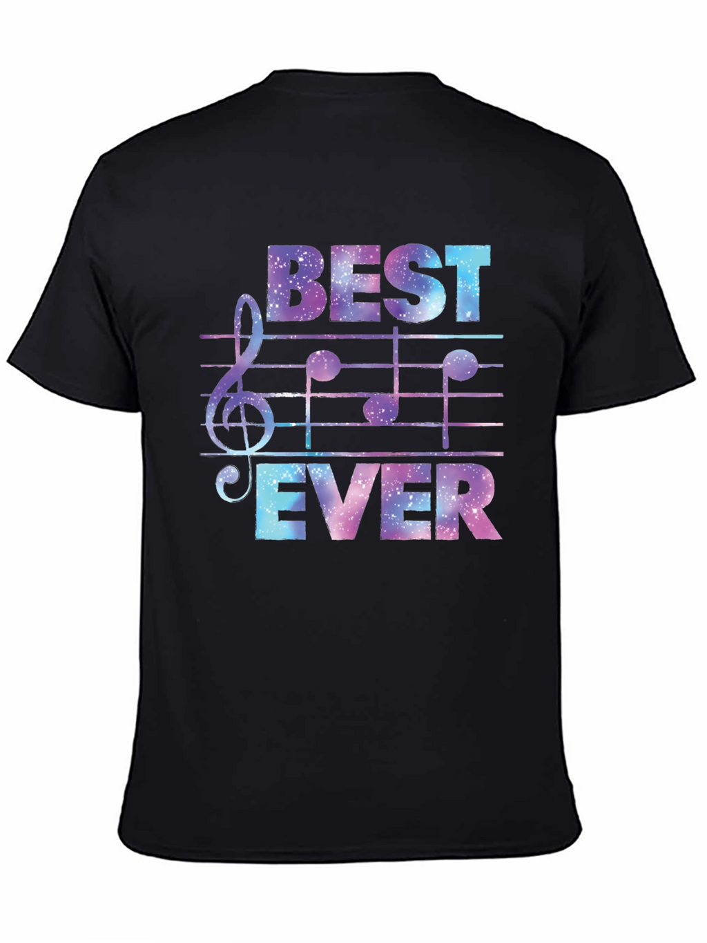 Best Ever Music T-Shirt - Galaxy Design