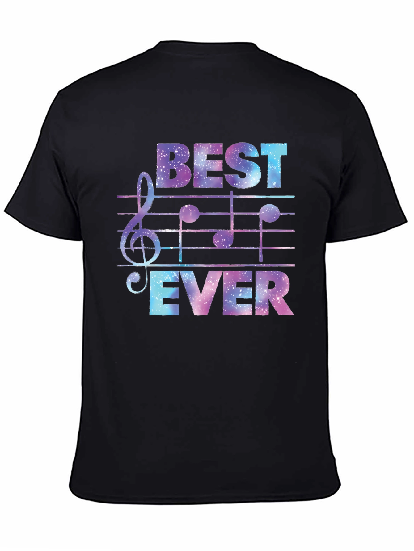Best Ever Music T-Shirt - Galaxy Design