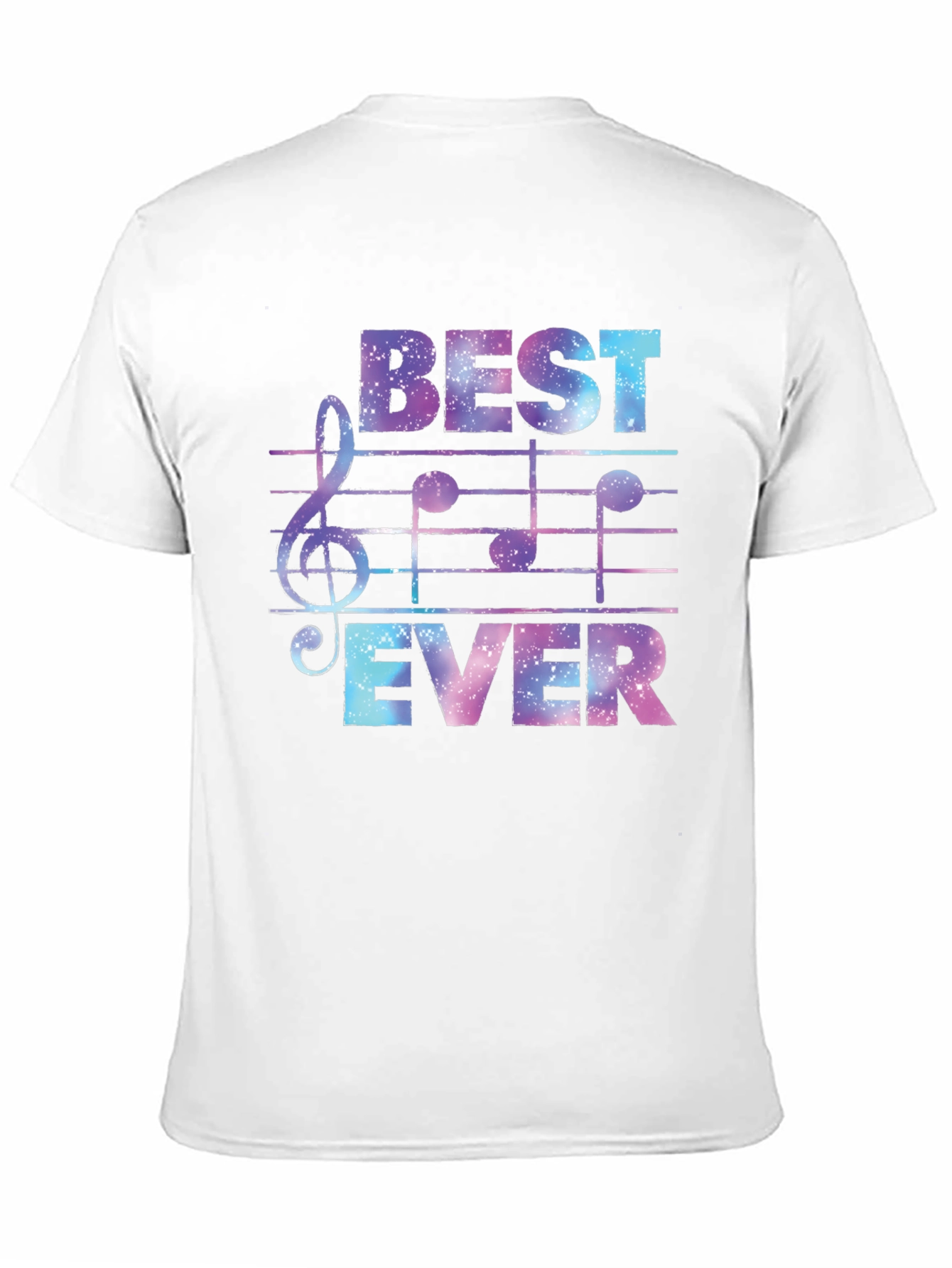 Best Ever Music T-Shirt - Galaxy Design
