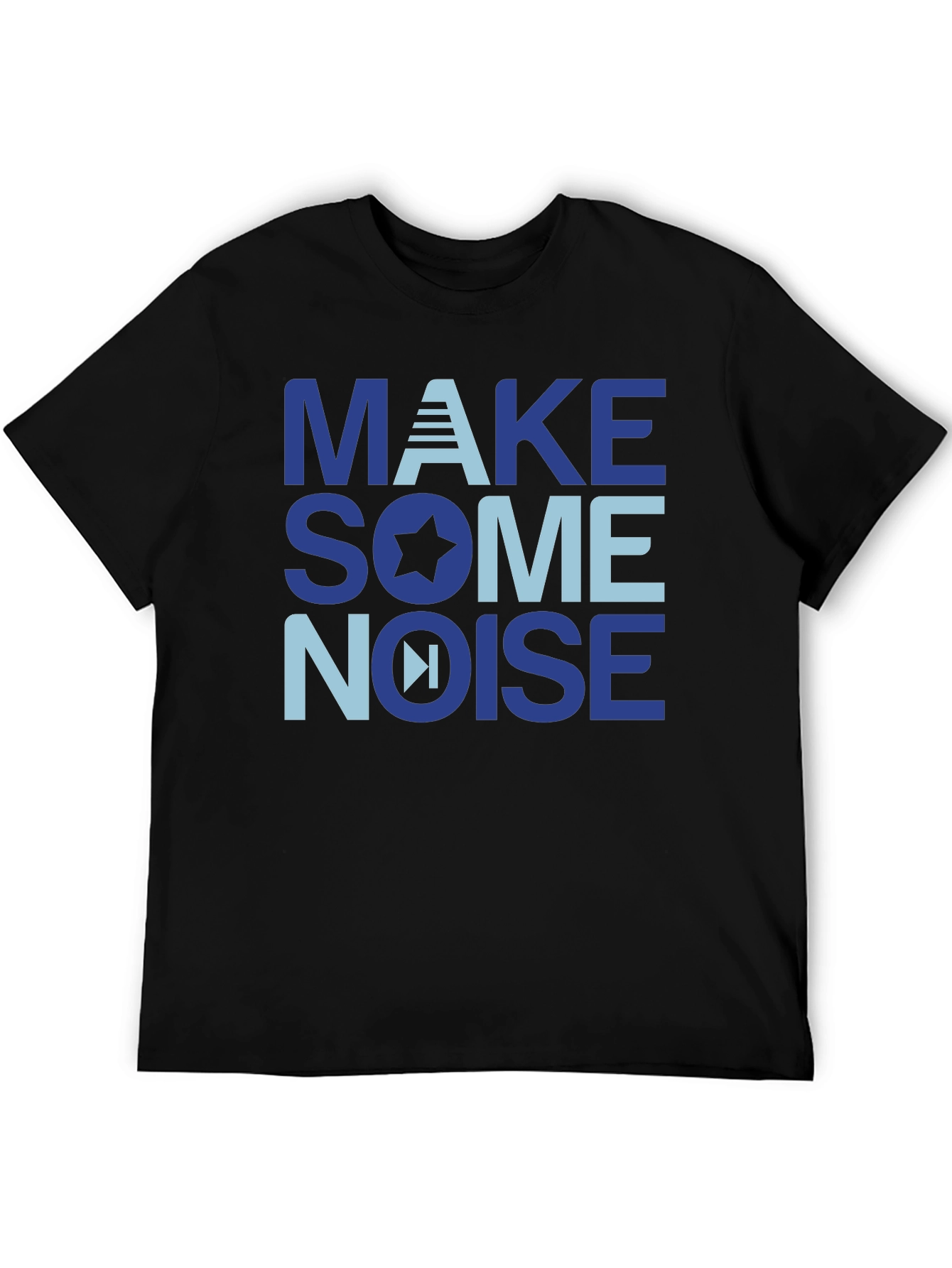 Make Some Noise Graphic T-Shirt - Soft Cotton Blend