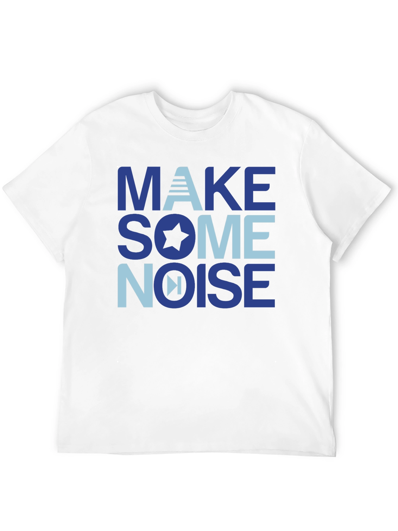 Make Some Noise Graphic T-Shirt - Soft Cotton Blend