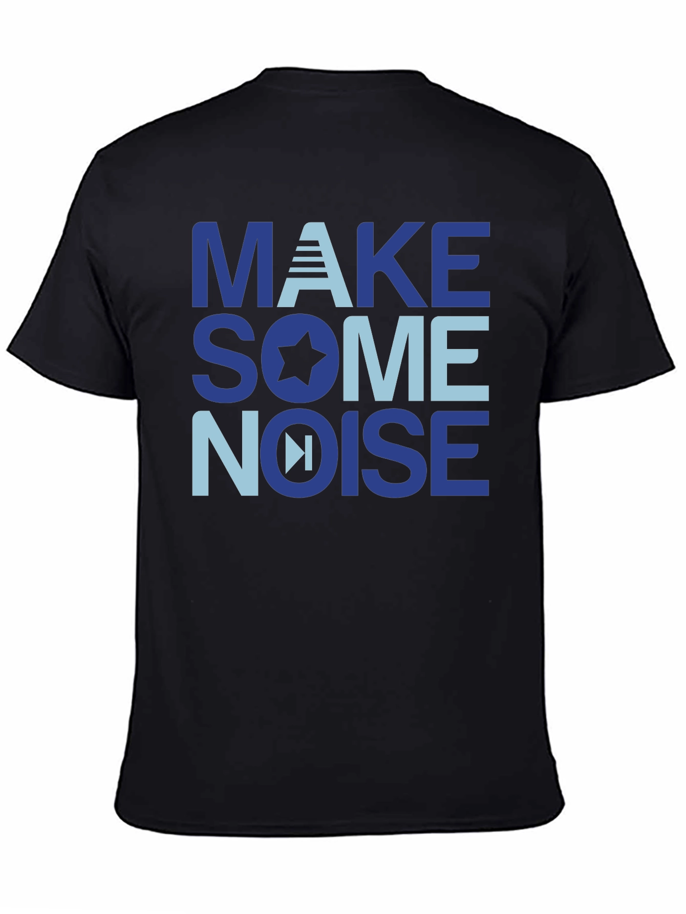 Make Some Noise Graphic T-Shirt - Soft Cotton Blend