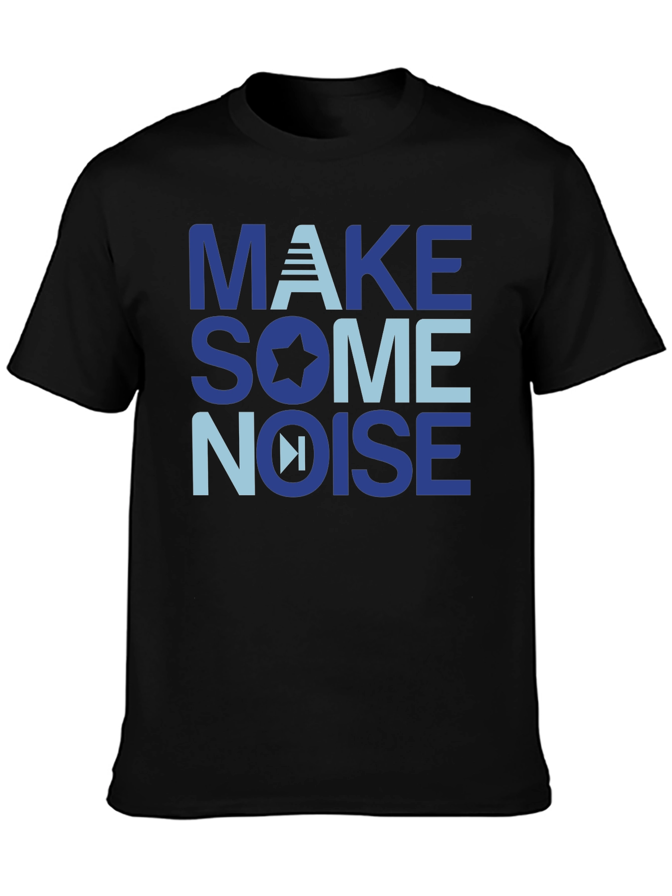 Make Some Noise Graphic T-Shirt - Soft Cotton Blend