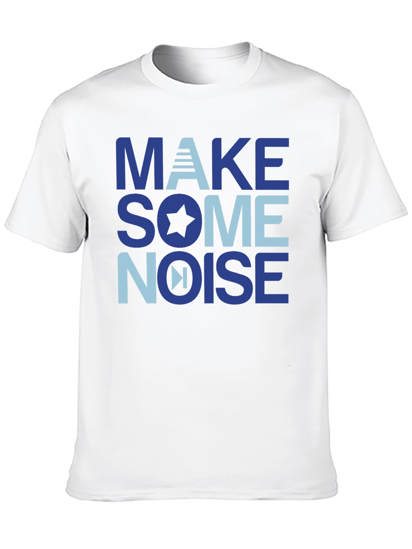 Make Some Noise Graphic T-Shirt - Soft Cotton Blend