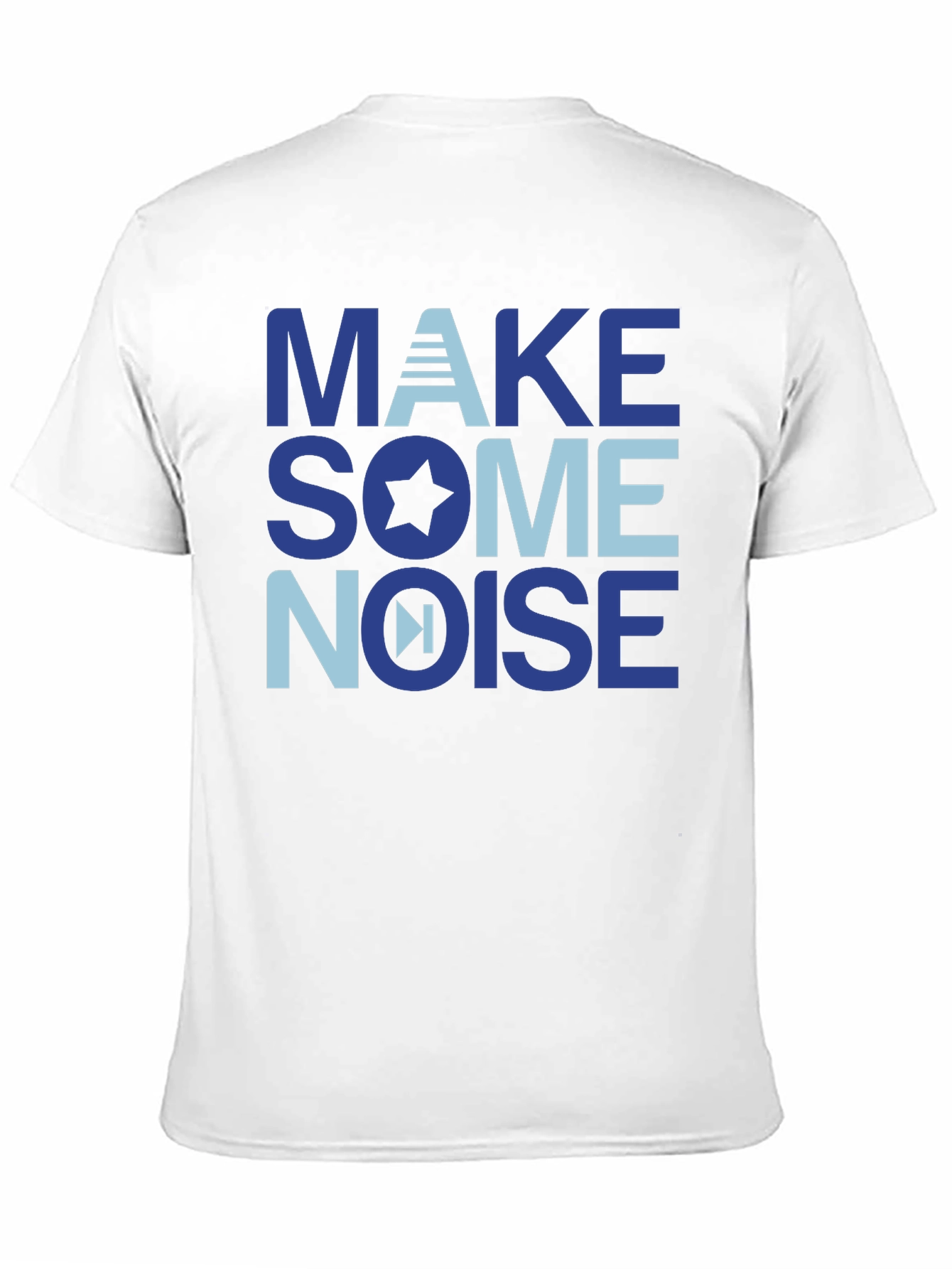 Make Some Noise Graphic T-Shirt - Soft Cotton Blend