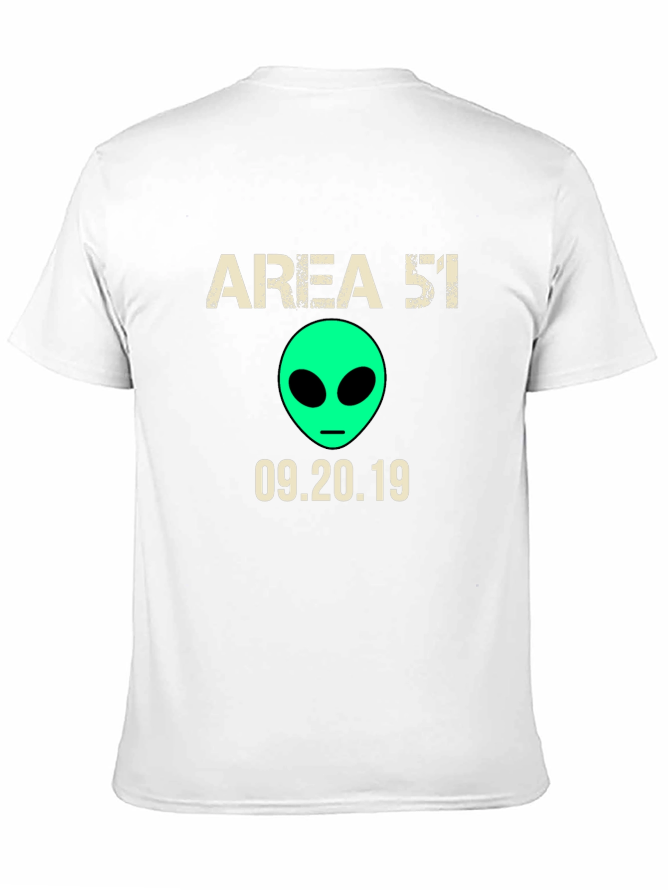 Area 51 T-Shirt Alien Graphic Tee Raid Date