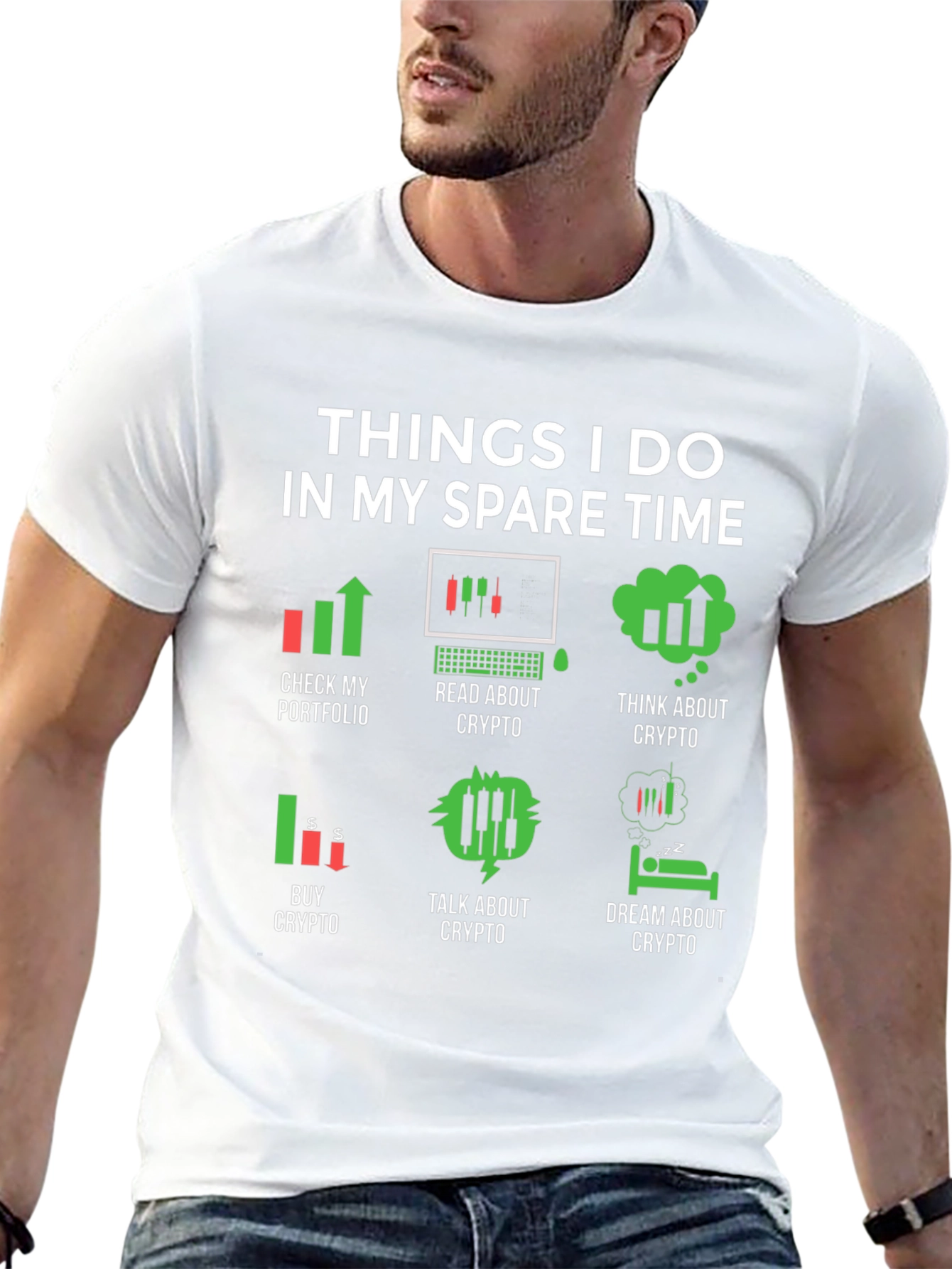 Crypto Lover T-Shirt: Things I Do In My Spare Time