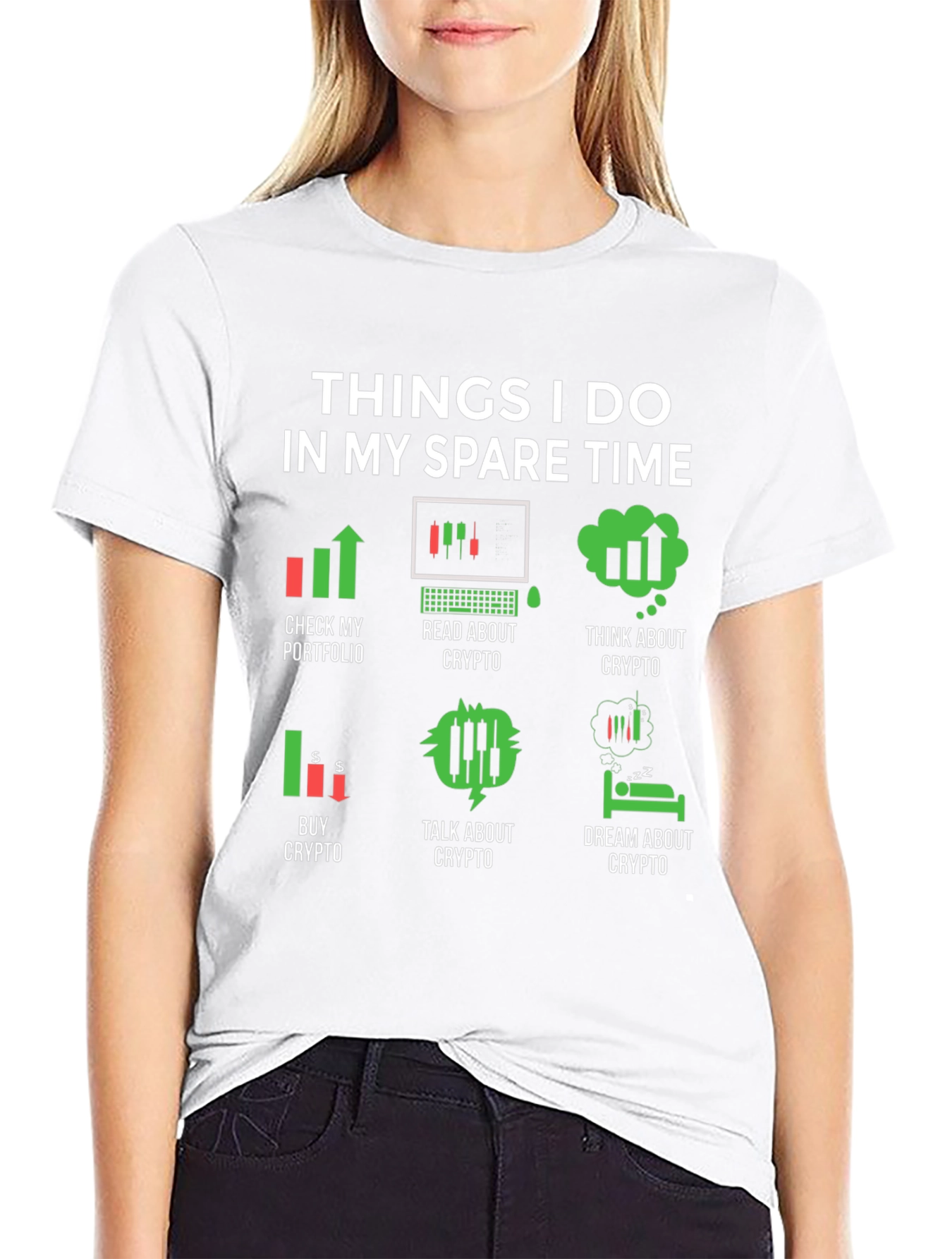 Crypto Lover T-Shirt: Things I Do In My Spare Time