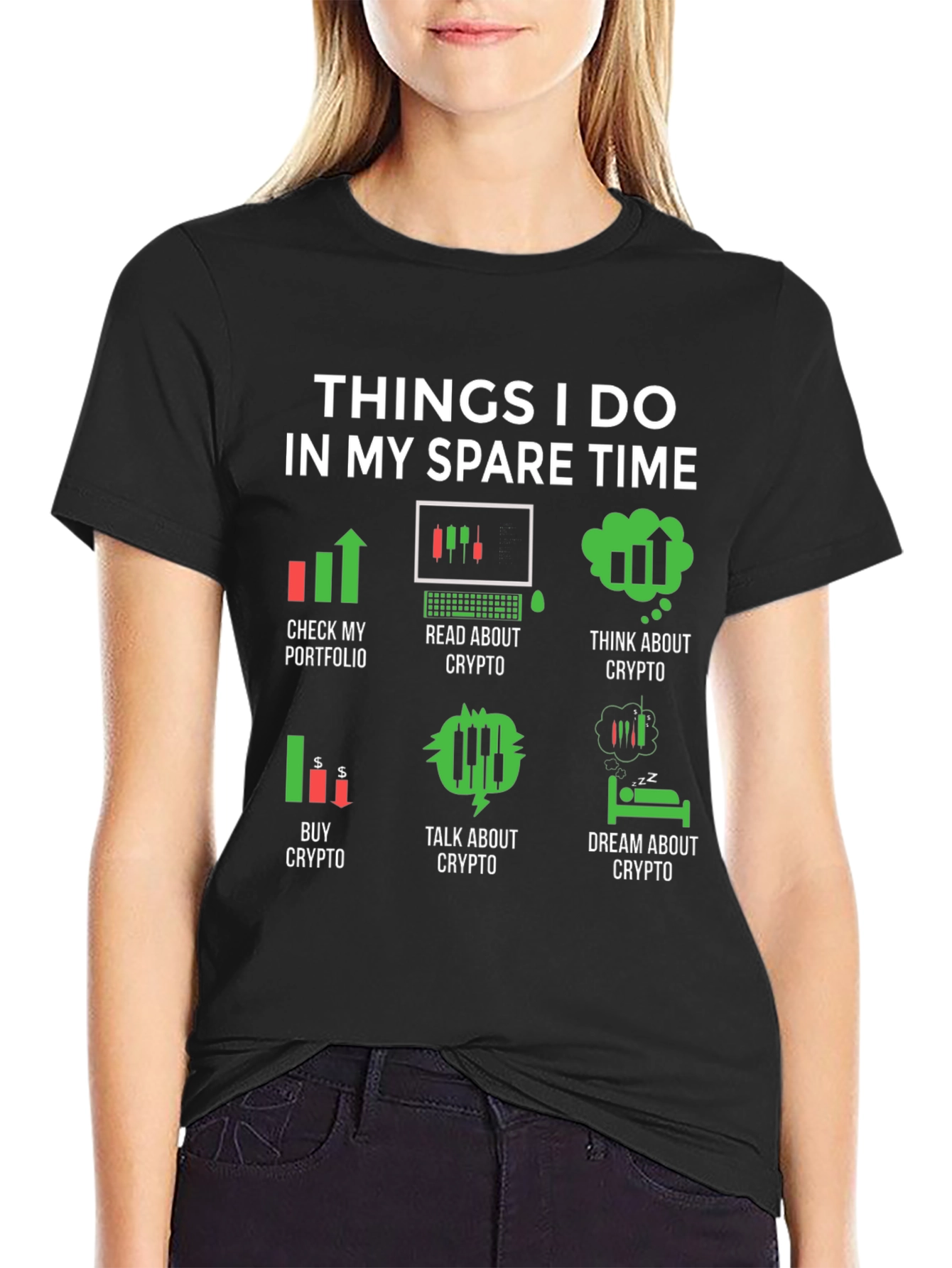 Crypto Lover T-Shirt: Things I Do In My Spare Time