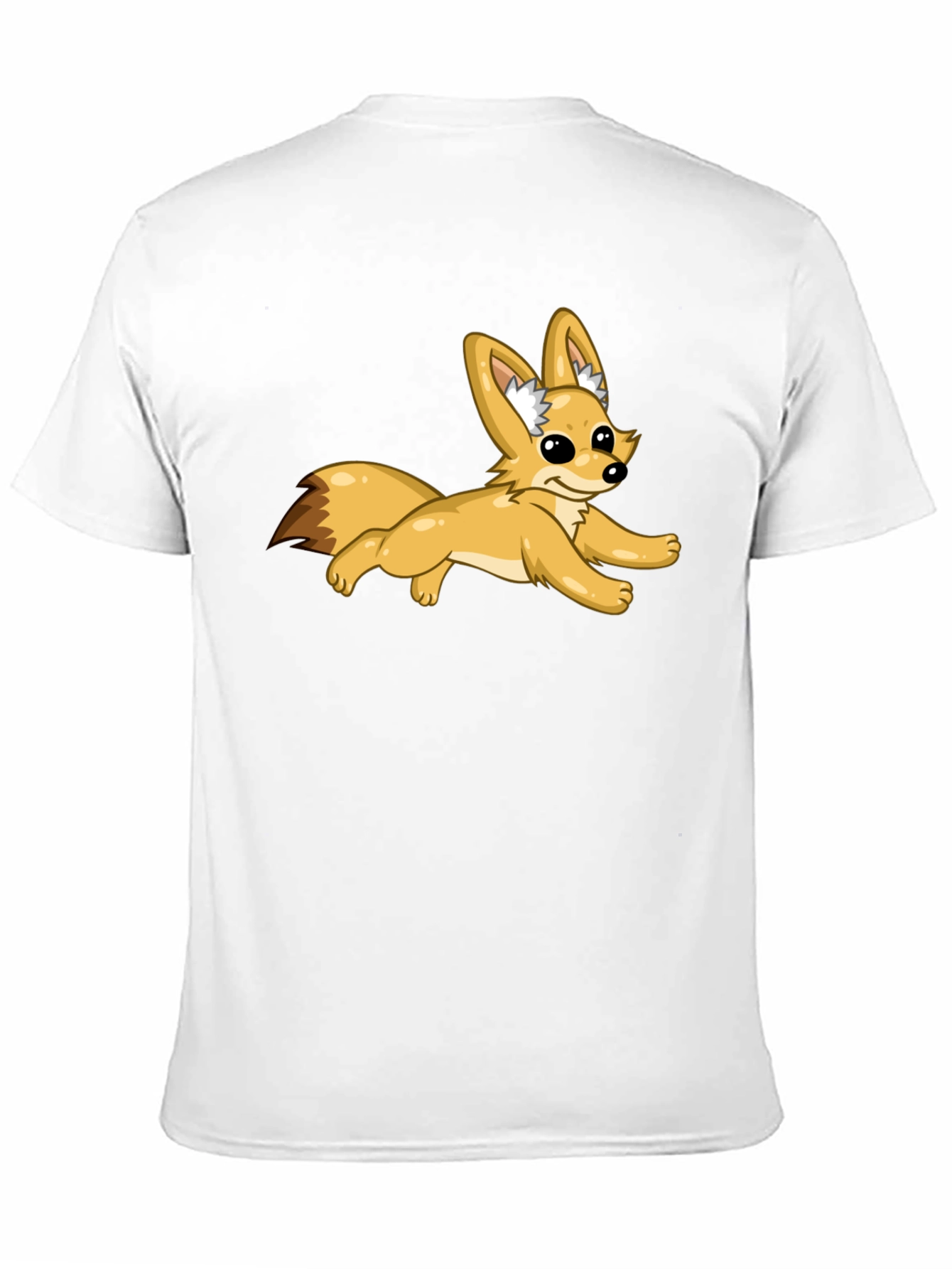 Black T-Shirt with Fox Graphic