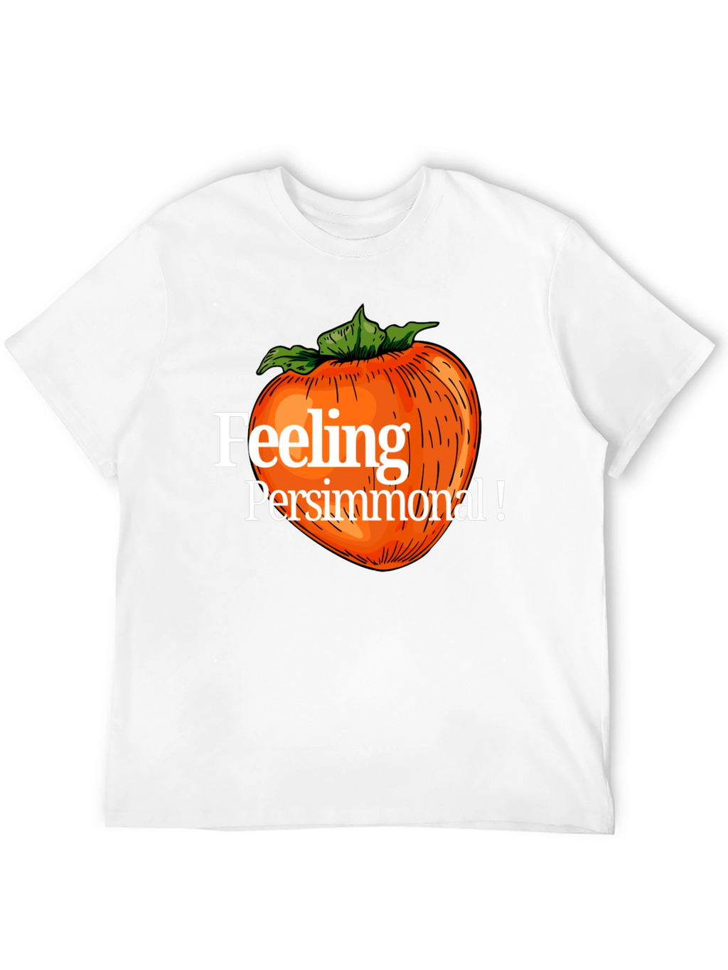 Feeling Persimmonal Black Graphic Tee