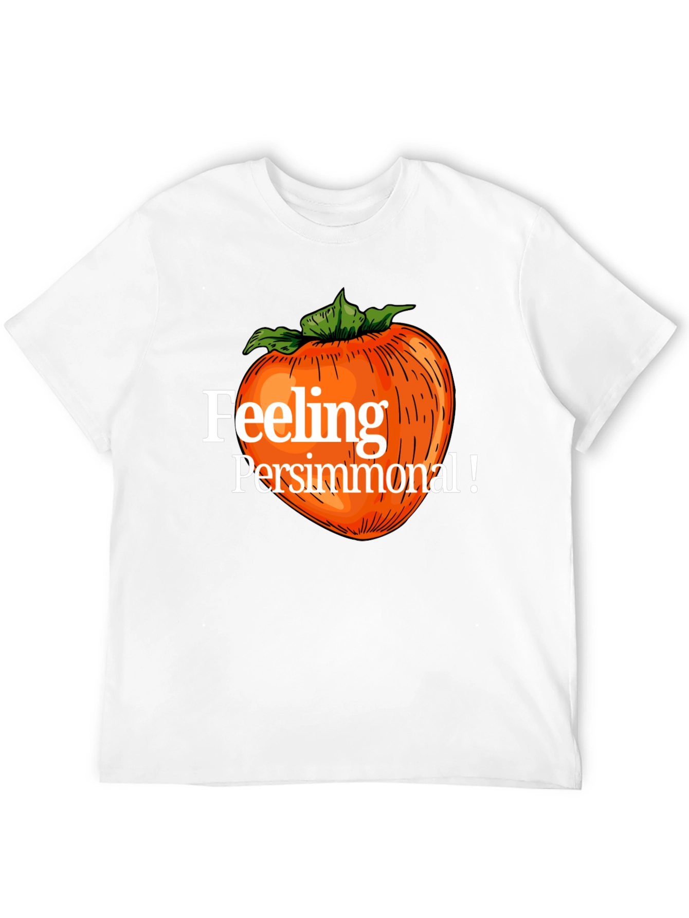 Feeling Persimmonal Black Graphic Tee