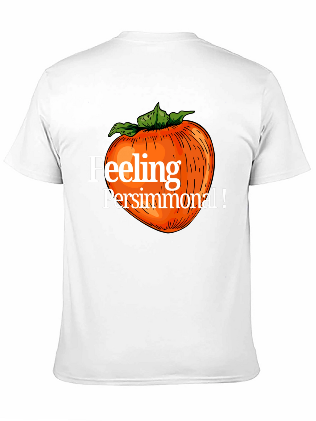 Feeling Persimmonal Black Graphic Tee