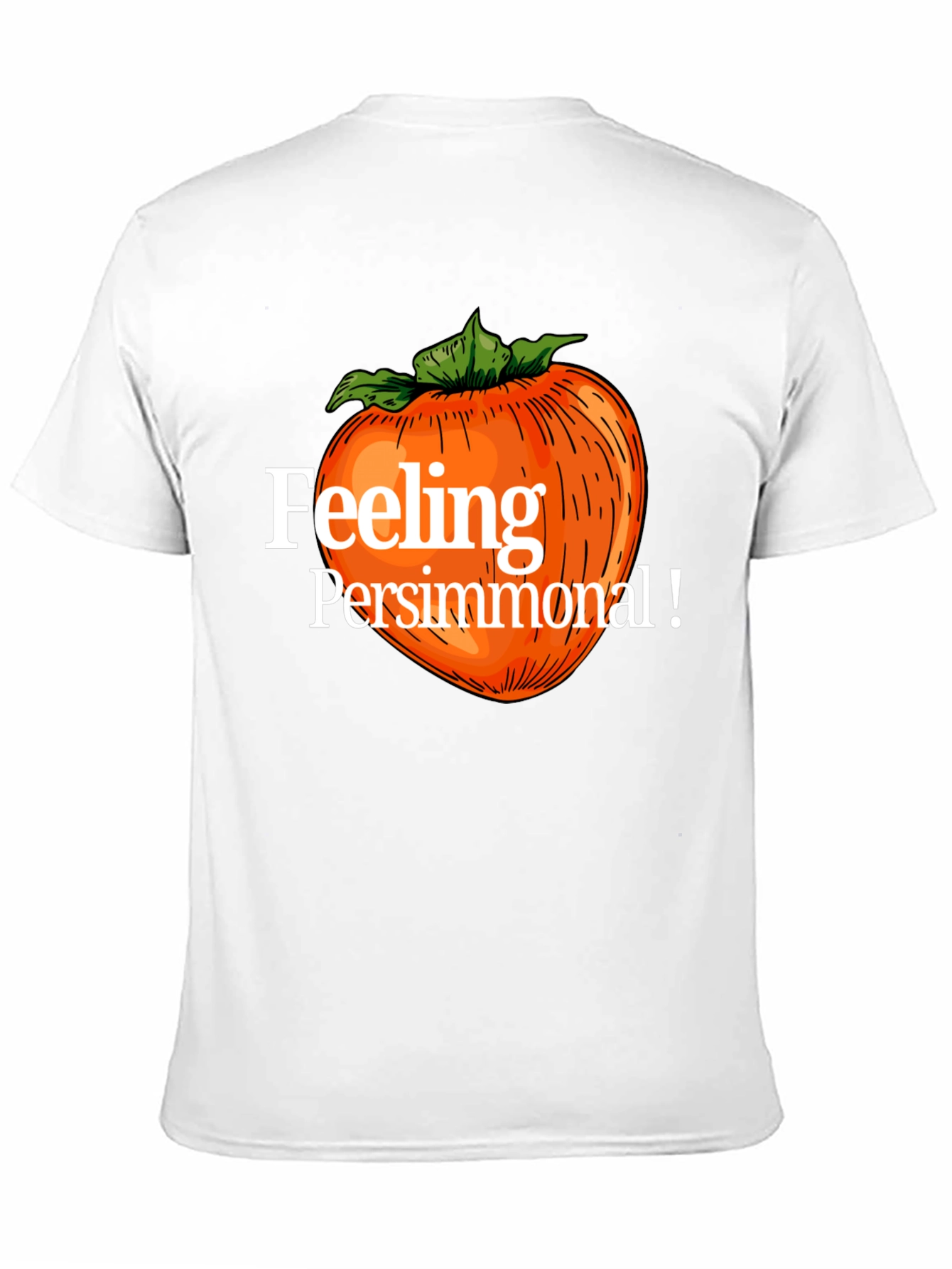 Feeling Persimmonal Black Graphic Tee