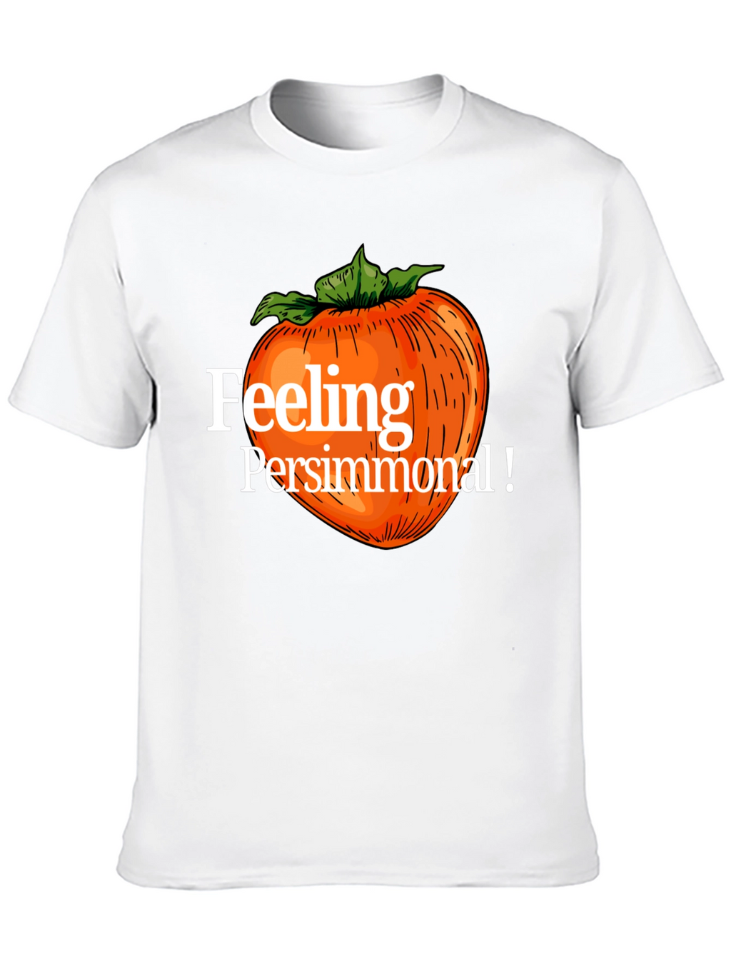 Feeling Persimmonal Black Graphic Tee