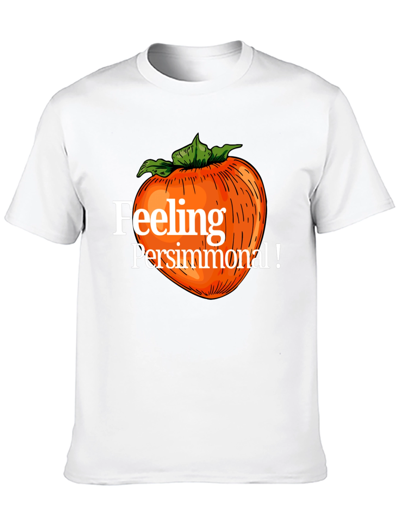 Feeling Persimmonal Black Graphic Tee