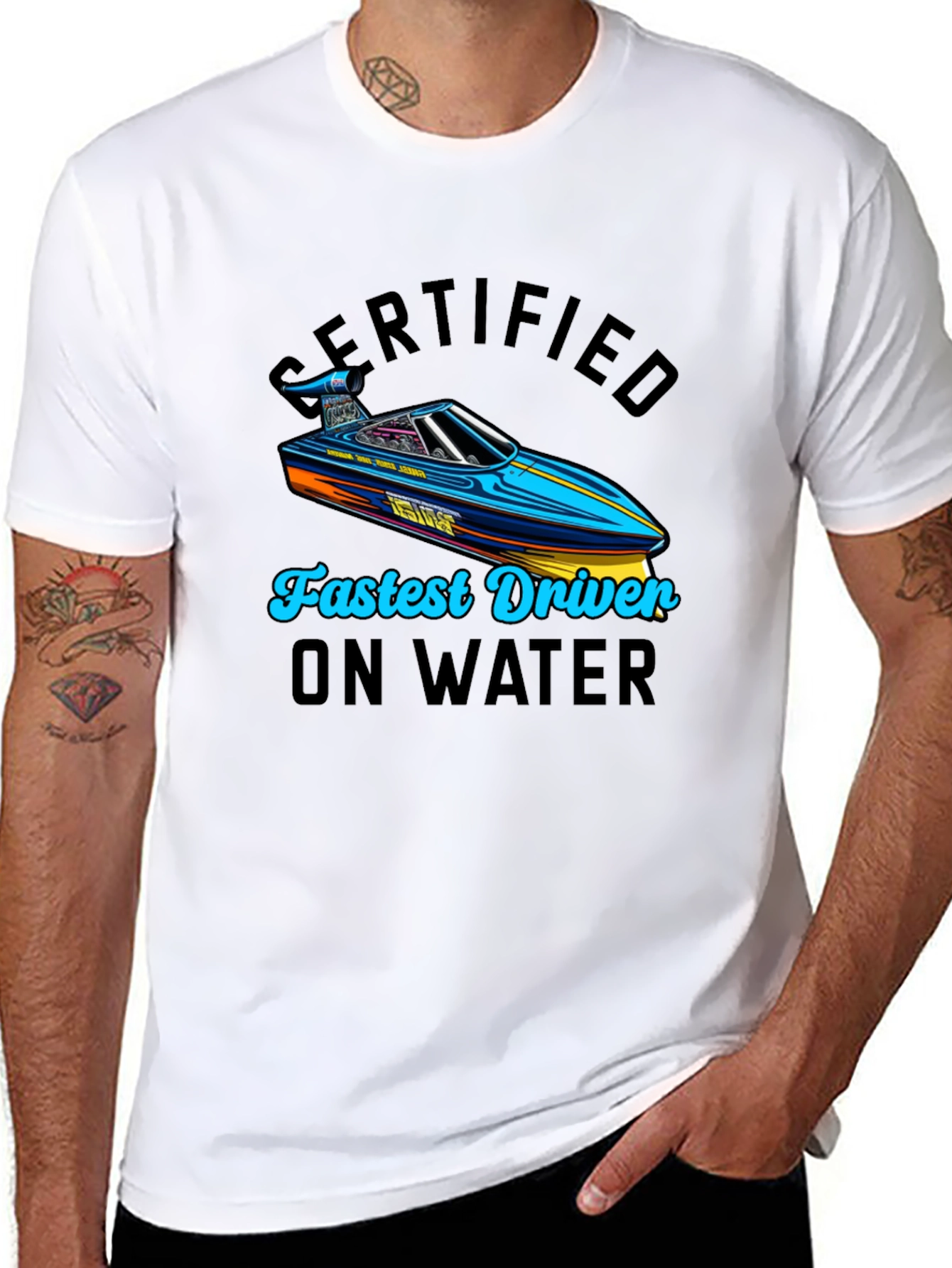 Certified Fastest Driver on Water T-Shirt