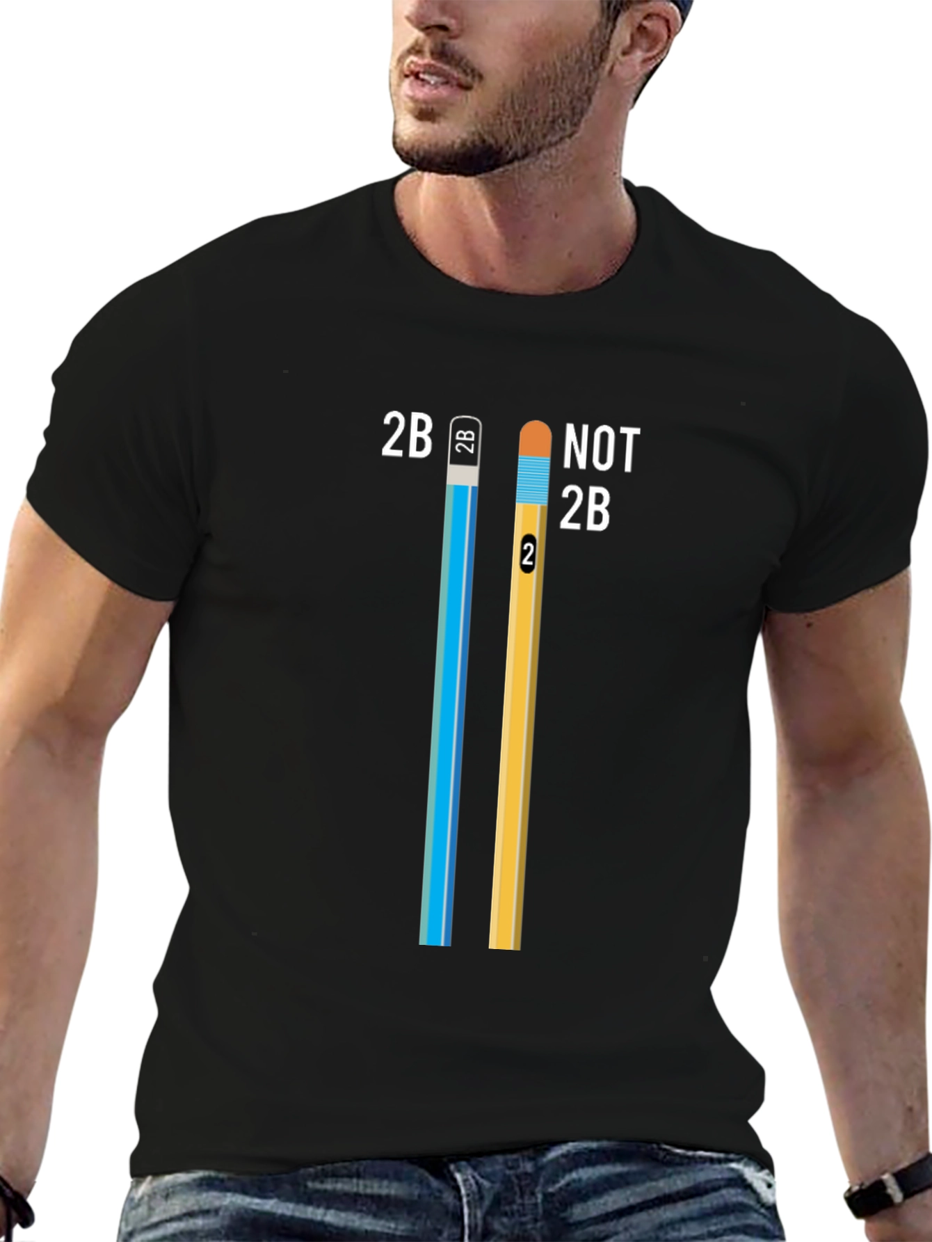 2B Not 2B Pencil T-Shirt - Funny Creative Design